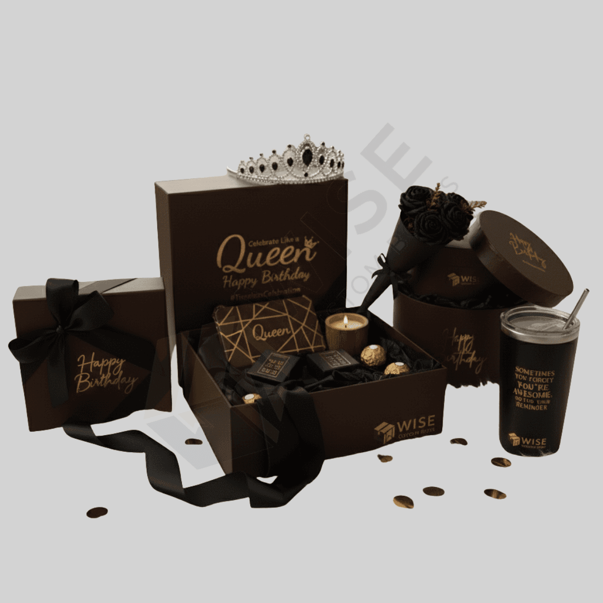 Custom Birthday Gift Boxes designed for festive packaging with durable materials and personalized branded presentation.