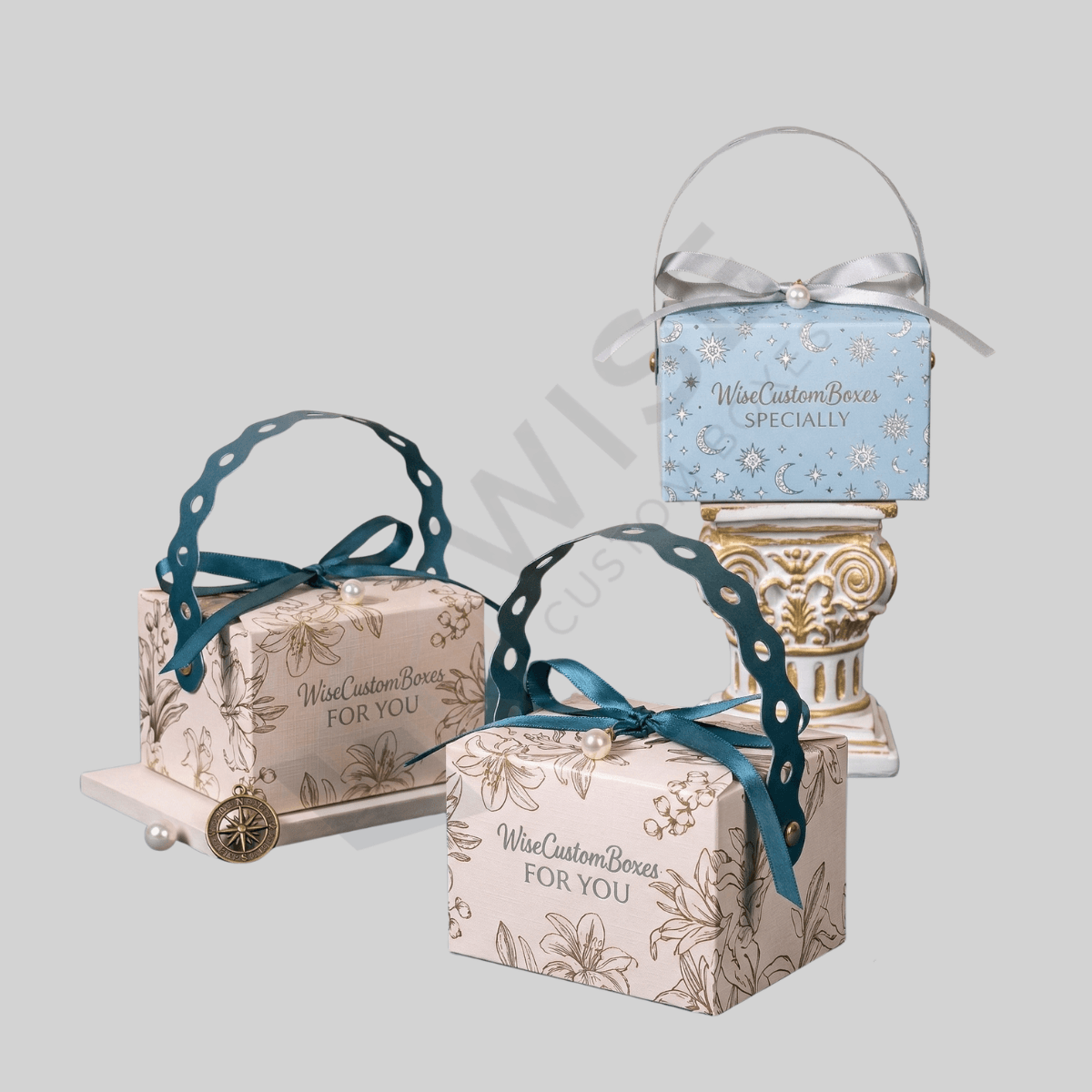 Custom Party Favor Boxes designed for event giveaways with attractive designs and durable packaging.