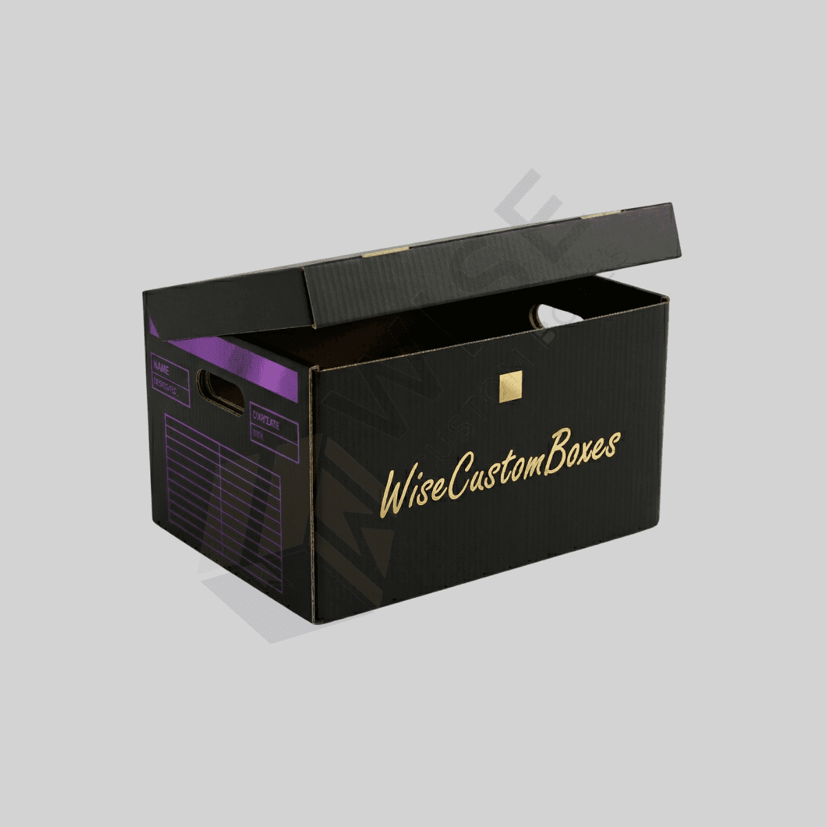 Custom Archival Boxes designed for long-term storage with durable materials and protective packaging for documents and valuables.