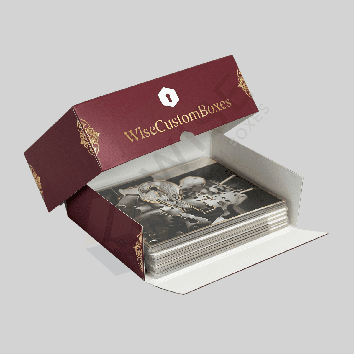 Custom Archival Boxes designed for long-term storage with durable materials and protective packaging for documents and valuables.