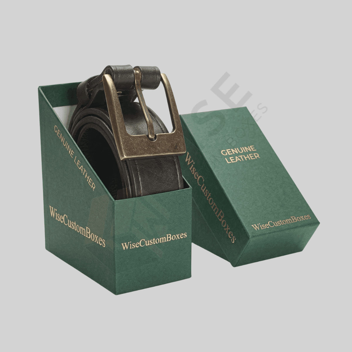 Custom Belt Boxes designed for stylish accessory packaging with durable materials and premium branded presentation.