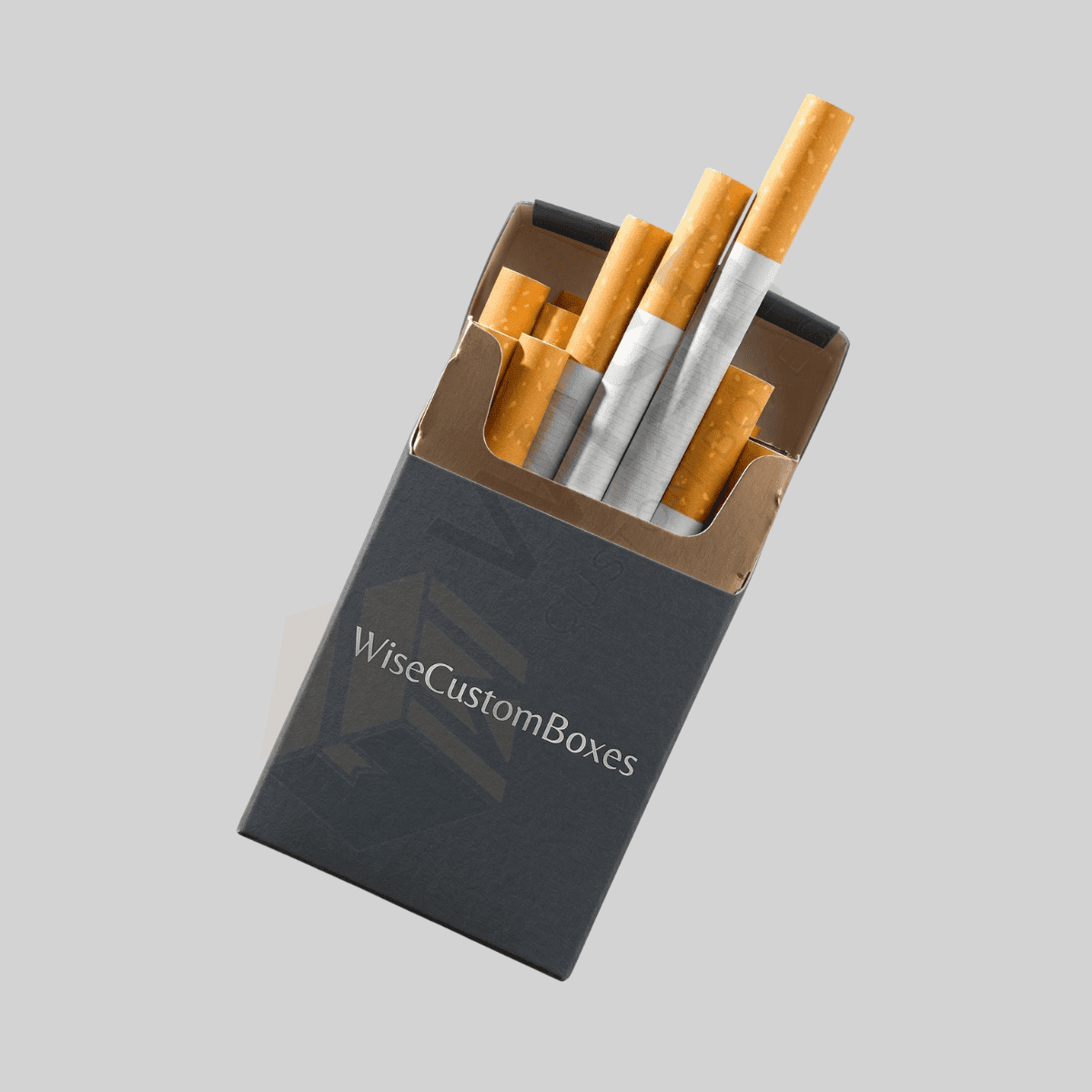 Custom Blank Cigarette Boxes designed for secure tobacco packaging with durable materials and plain customizable surfaces.