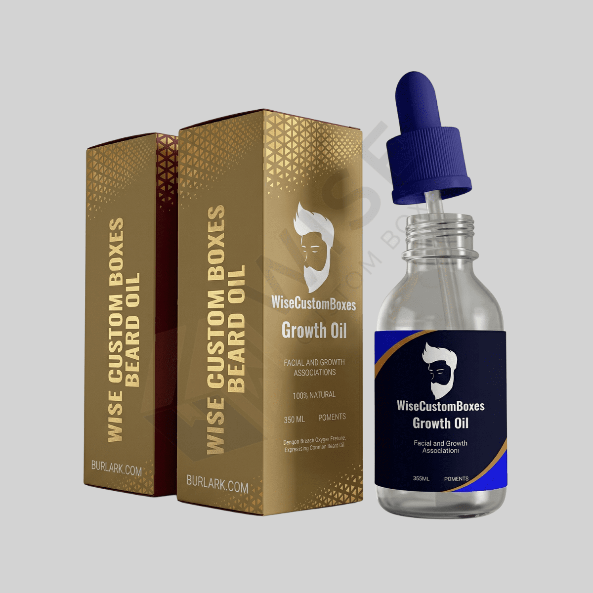 Custom 200ml Bottle Boxes designed for secure small bottle packaging with durable materials and premium branded presentation.