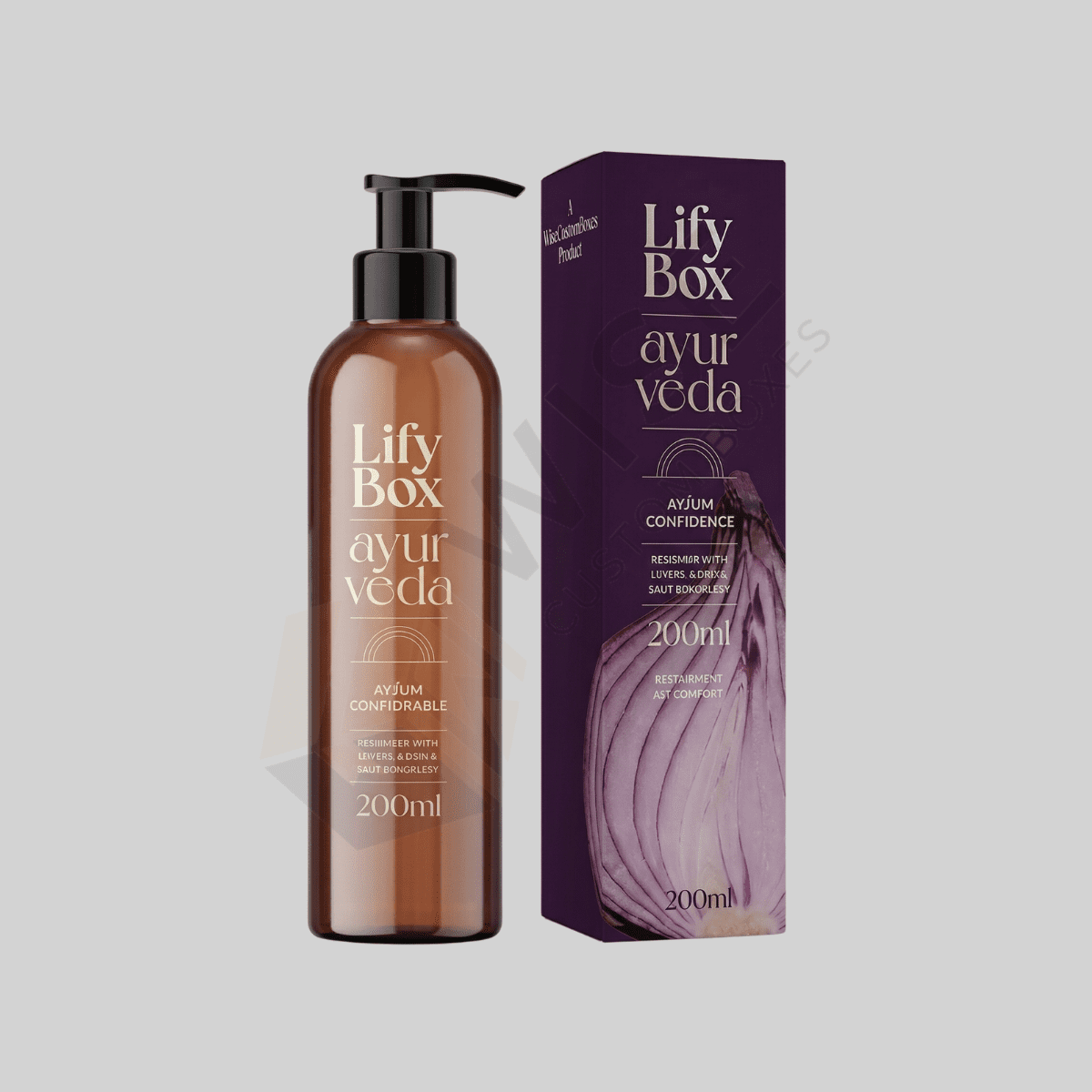 Custom 200ml Bottle Boxes designed for secure small bottle packaging with durable materials and premium branded presentation.