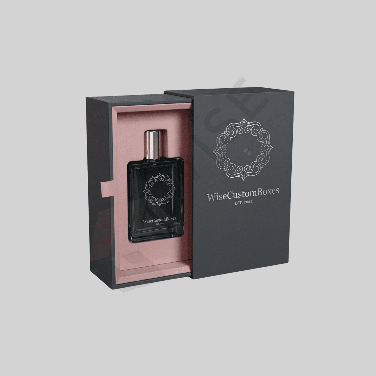 Custom 50ml Bottle Packaging designed for secure small bottle storage with durable materials and premium branded presentation.