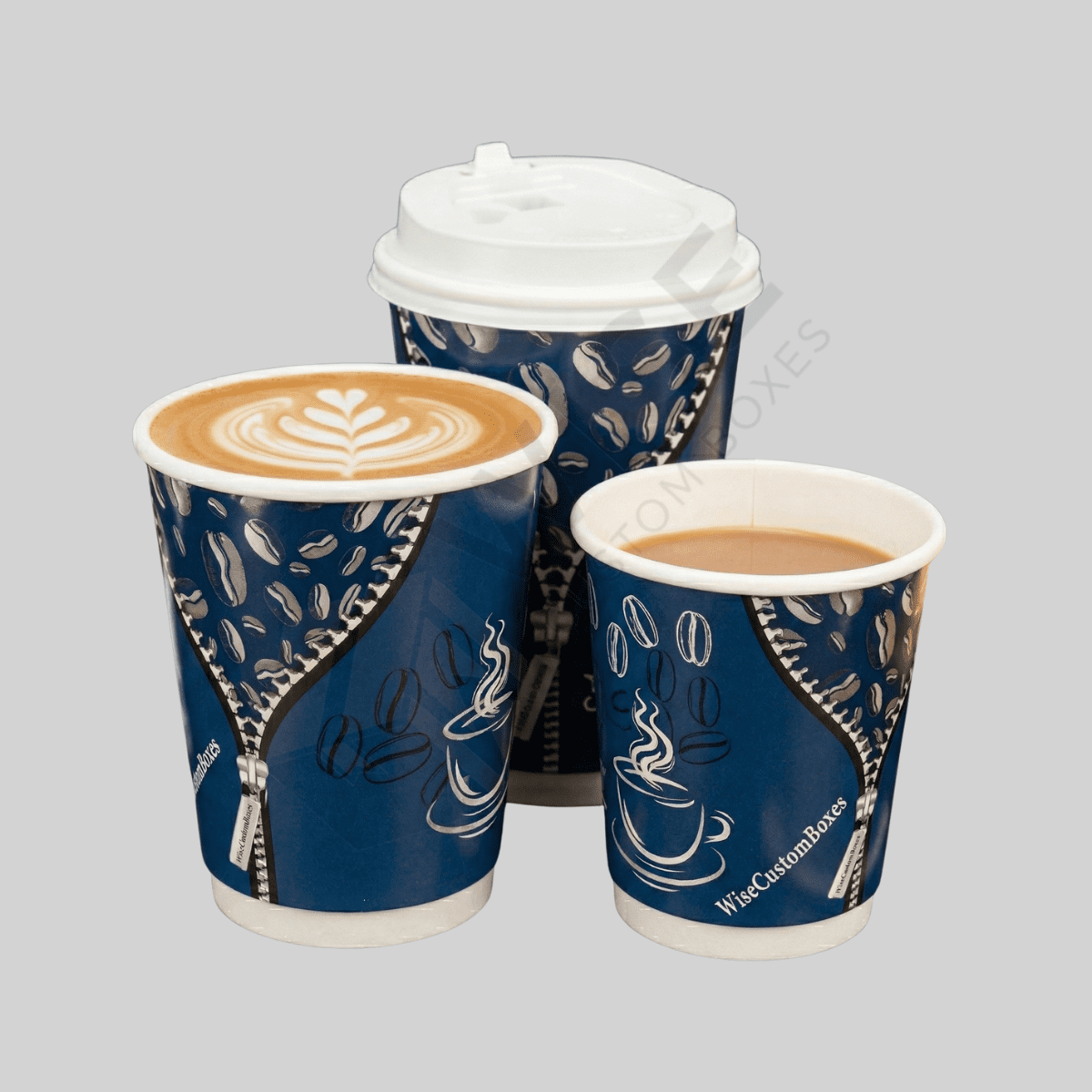 Custom Coffee Cups designed for beverage serving with durable materials and premium branded presentation.