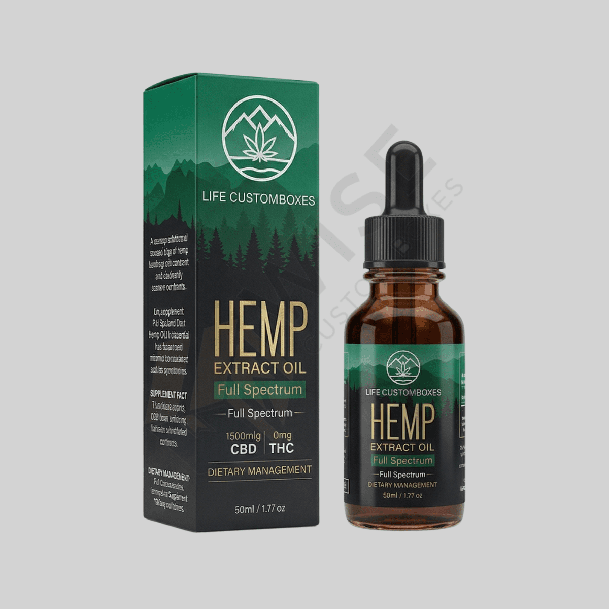 Eco-friendly custom hemp packaging boxes designed for sustainable product storage and branding