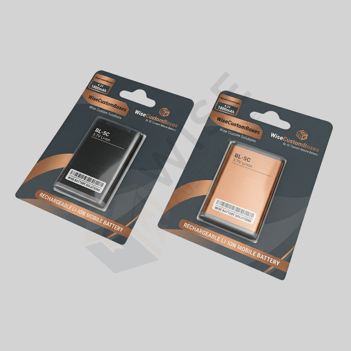 Custom Mobile Battery Packaging designed for secure power bank storage with durable materials and premium branded presentation.