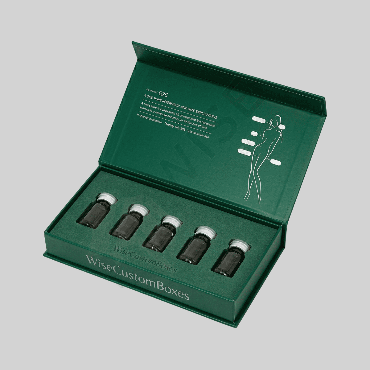 Custom Pharmaceutical Patch Box designed for secure medical packaging with durable materials and hygienic branded presentation.