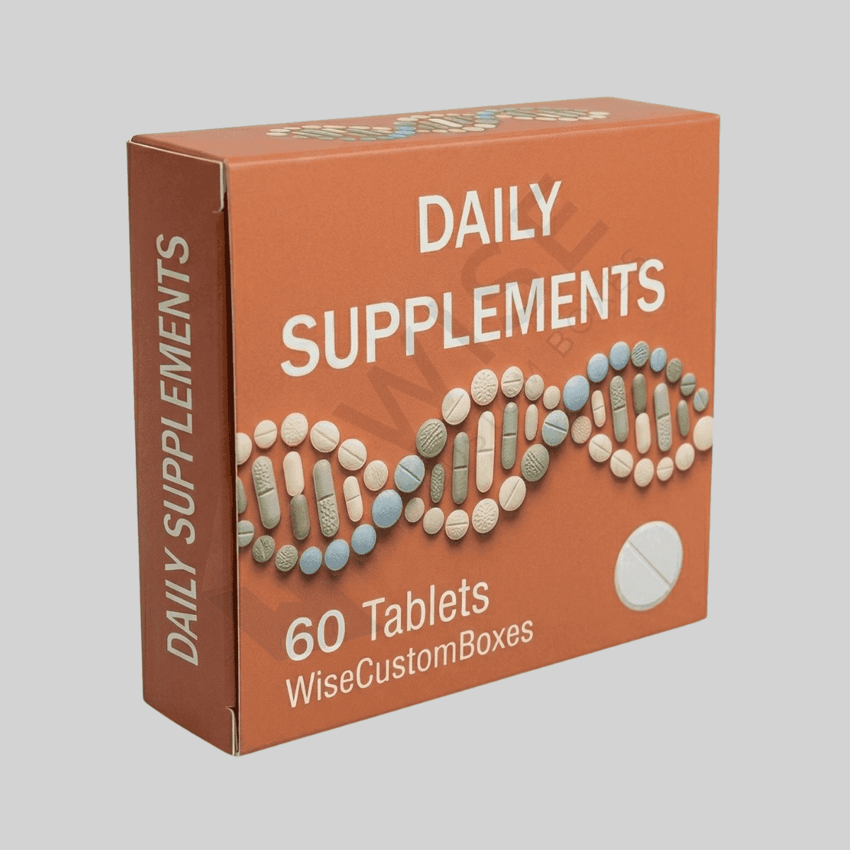 Custom Supplement Boxes designed for secure health product packaging with durable materials and premium branded presentation.