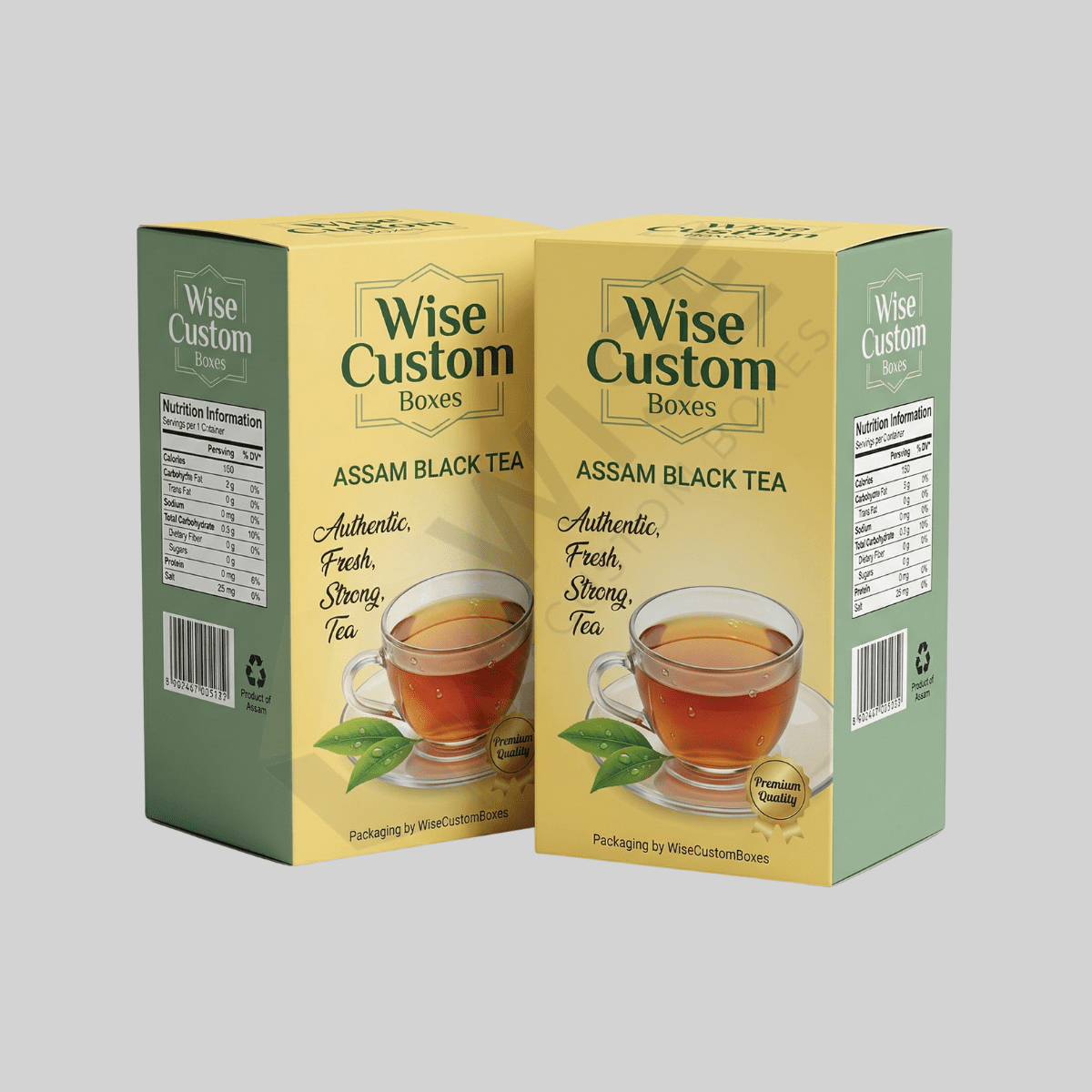 Elegant custom tea boxes designed for premium tea packaging, freshness protection, and branding