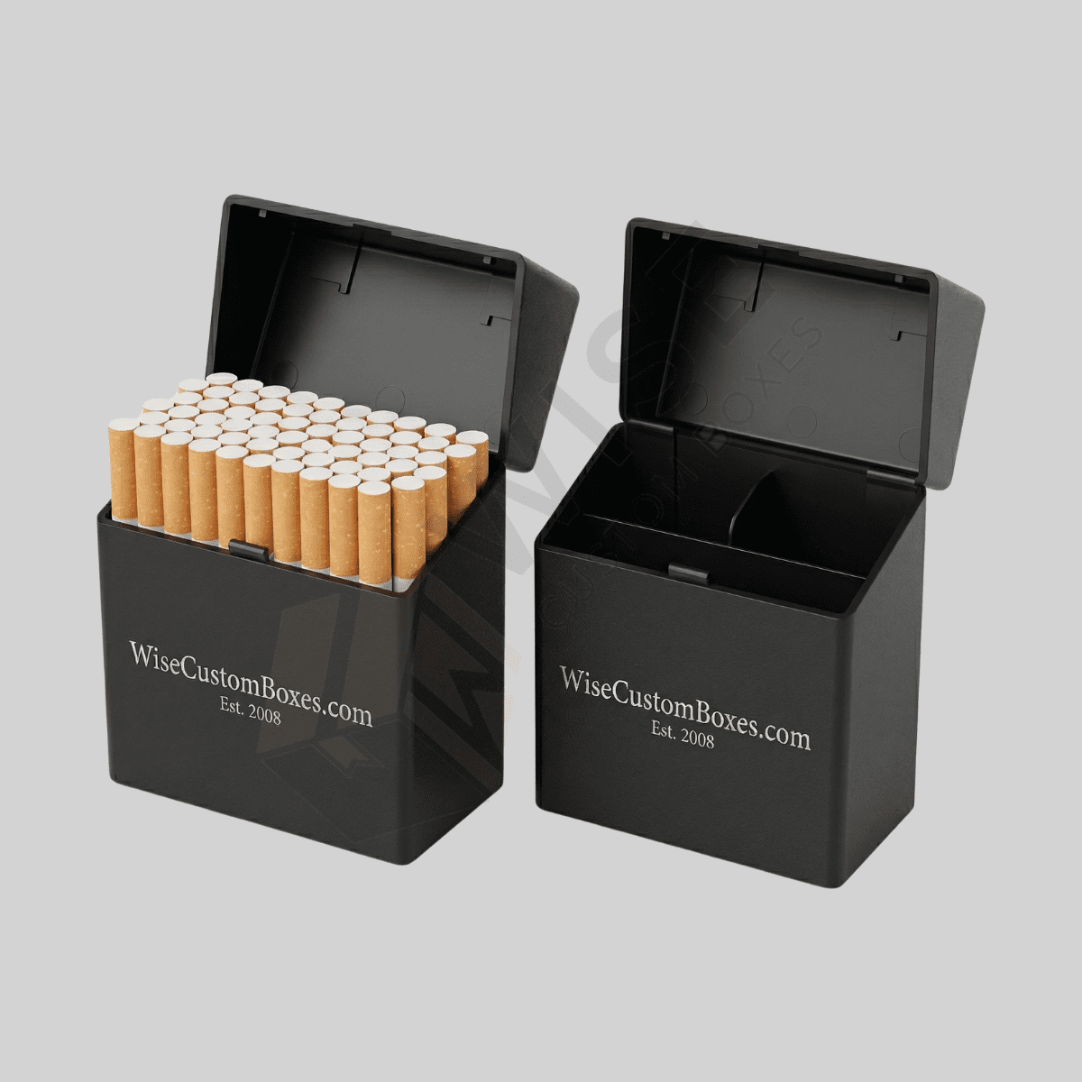 Durable cigarette boxes wholesale packaging designed for secure tobacco product storage and branding