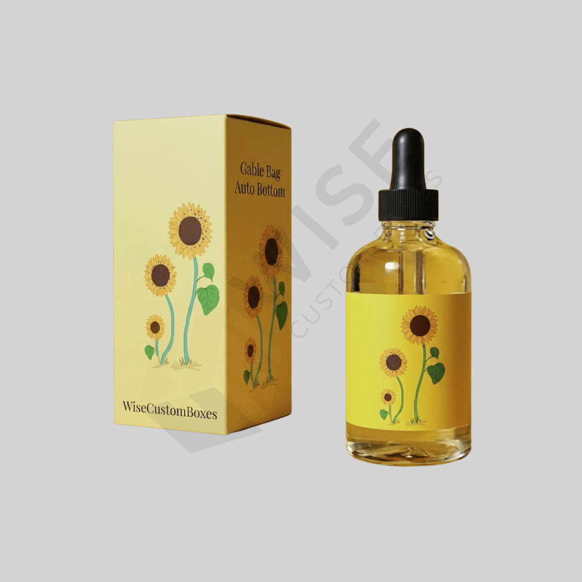Custom Body Oil Packaging designed for secure oil bottle storage with durable materials and premium branded presentation.