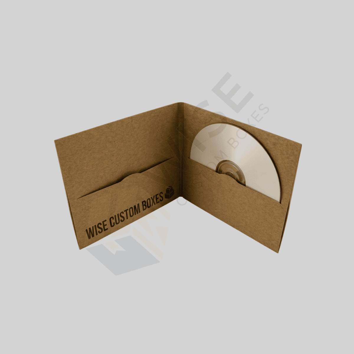 Custom bookend CD cases for secure disc storage and premium media packaging
