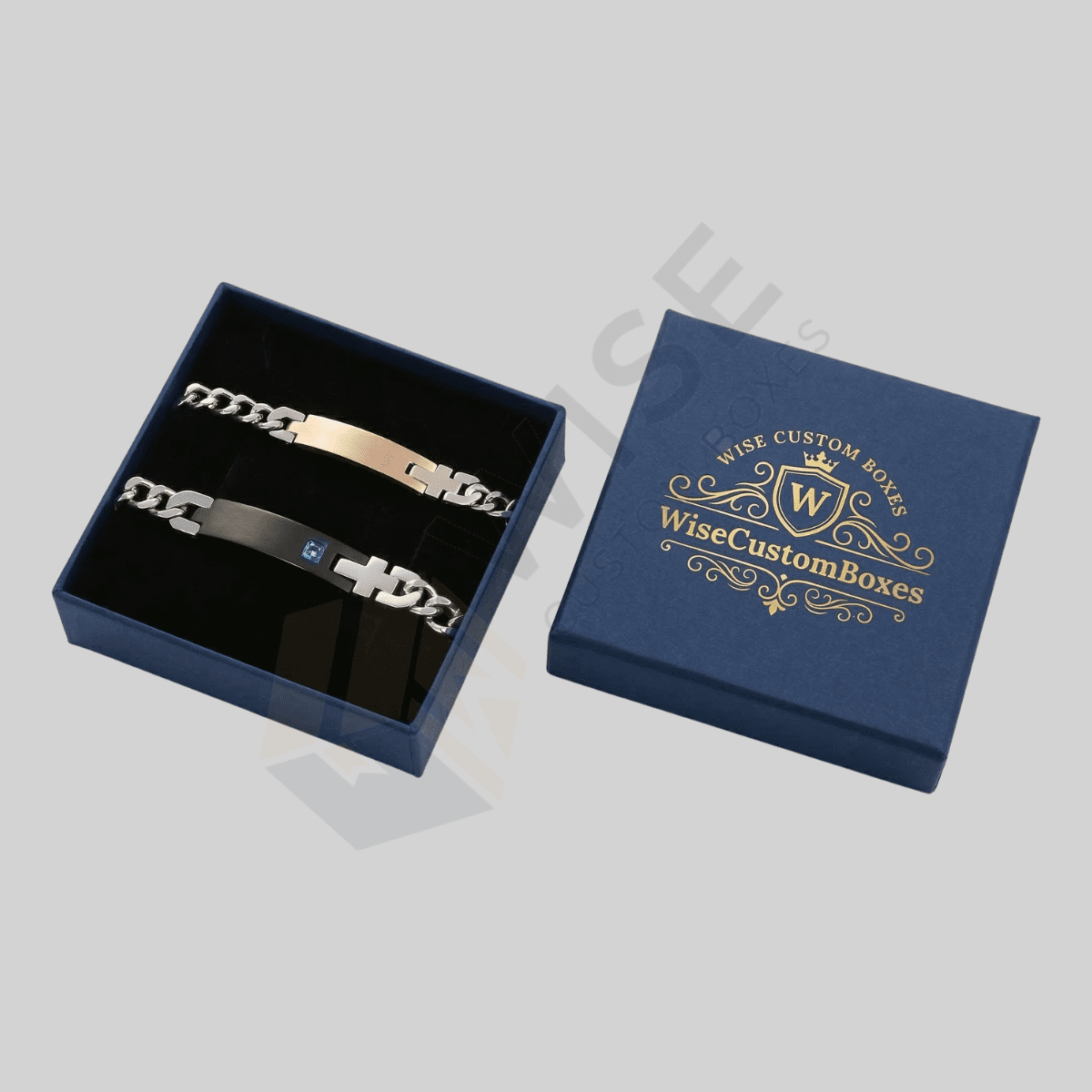 Premium custom bracelet packaging boxes for secure jewelry storage and luxury branding