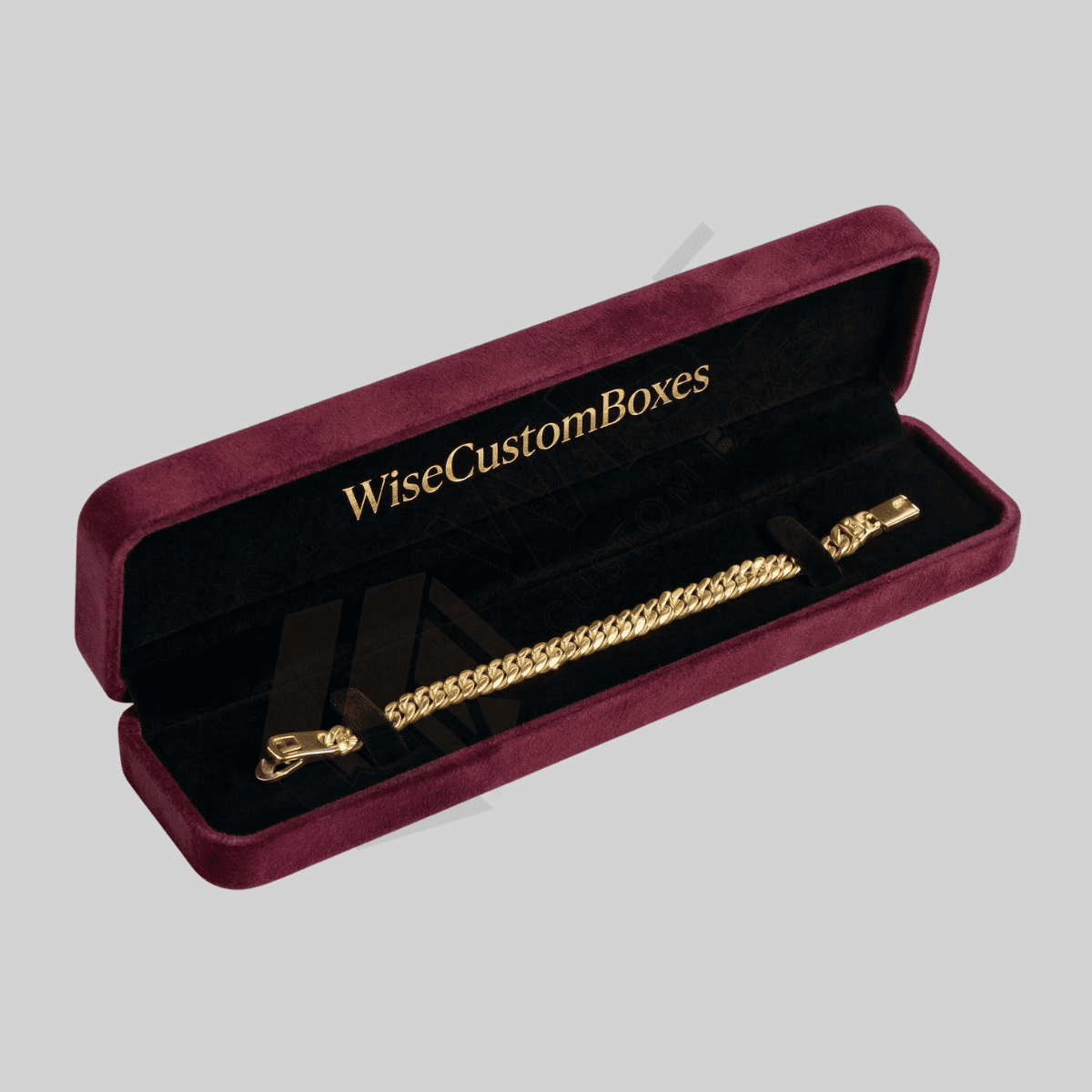 Premium custom bracelet packaging boxes for secure jewelry storage and luxury branding