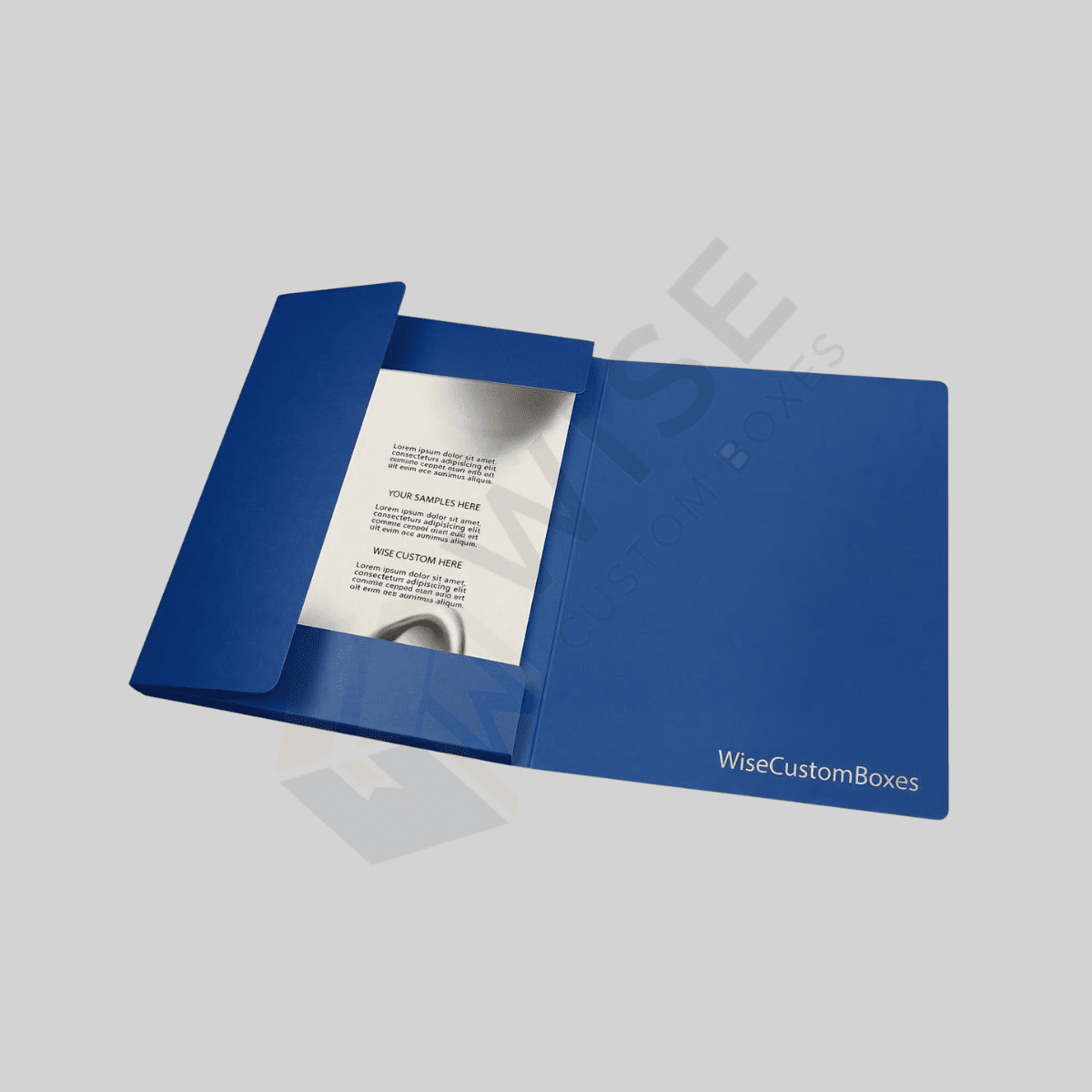 Custom printed business folders with premium finishing for professional document presentation