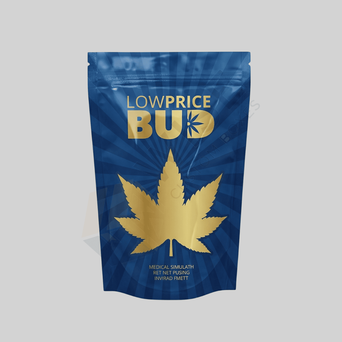 Premium airtight custom cannabis mylar bags for product freshness and regulatory compliance.