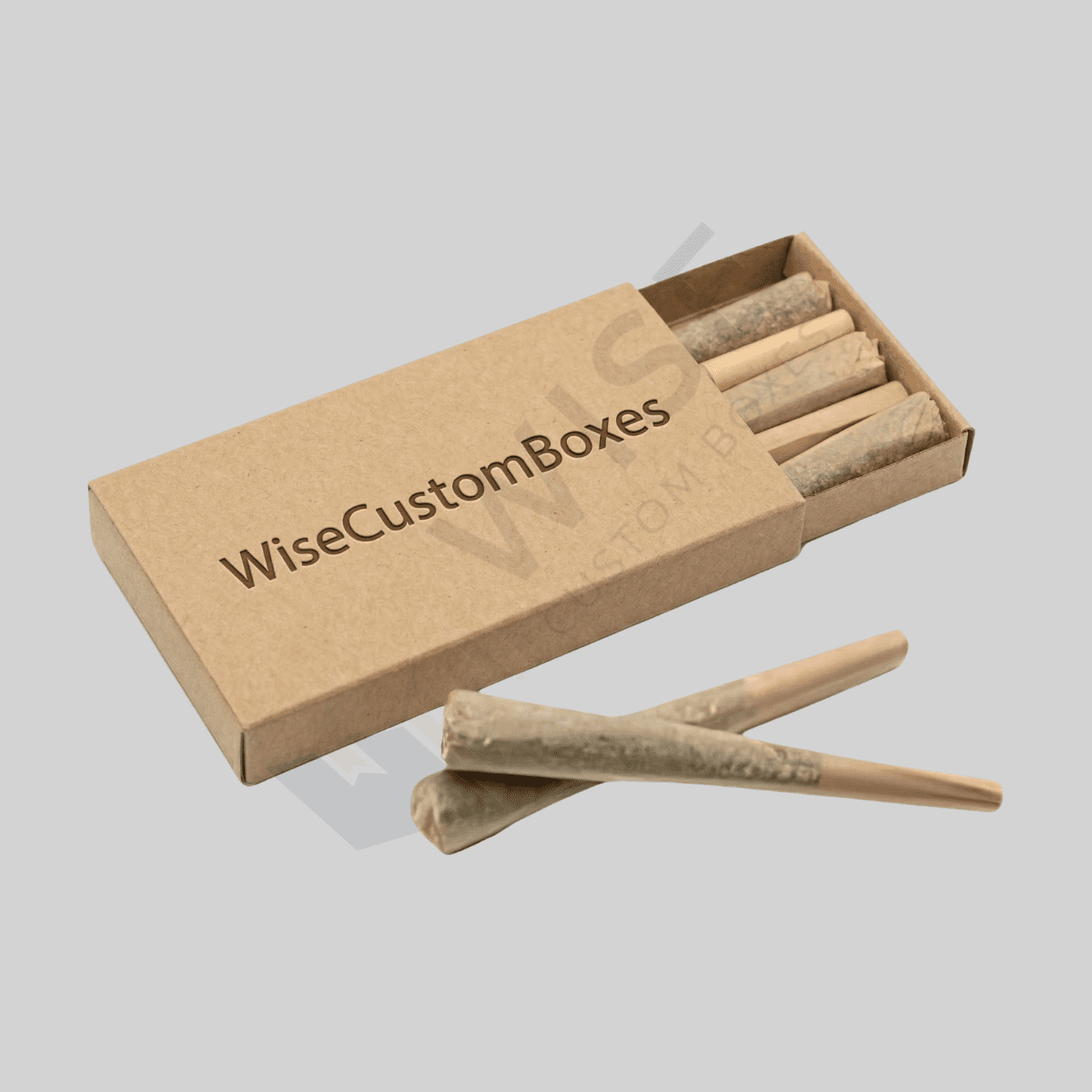 Premium custom cannabis packaging designed for secure storage and professional branded presentation