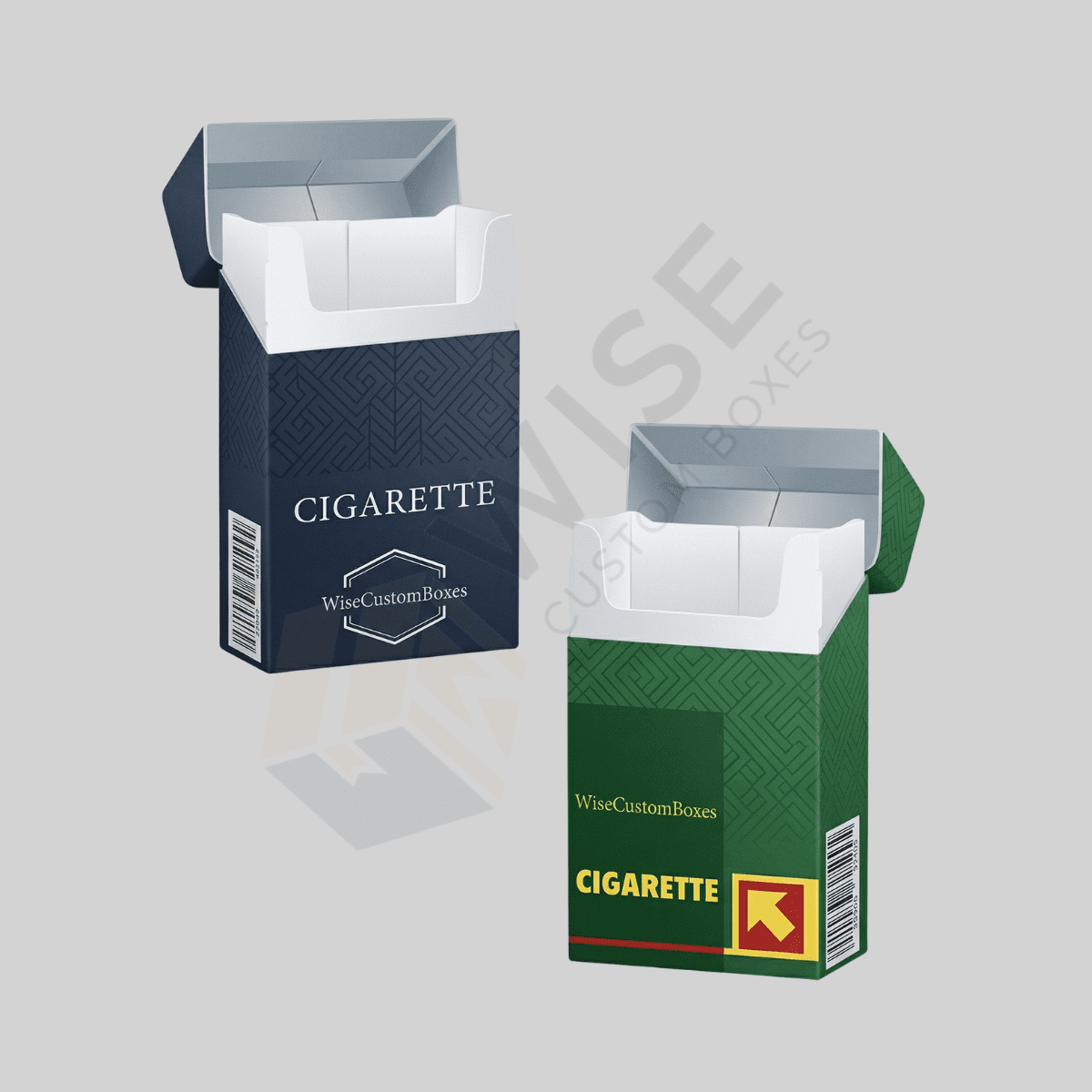 Durable custom cardboard cigarette boxes designed for secure tobacco packaging and branding