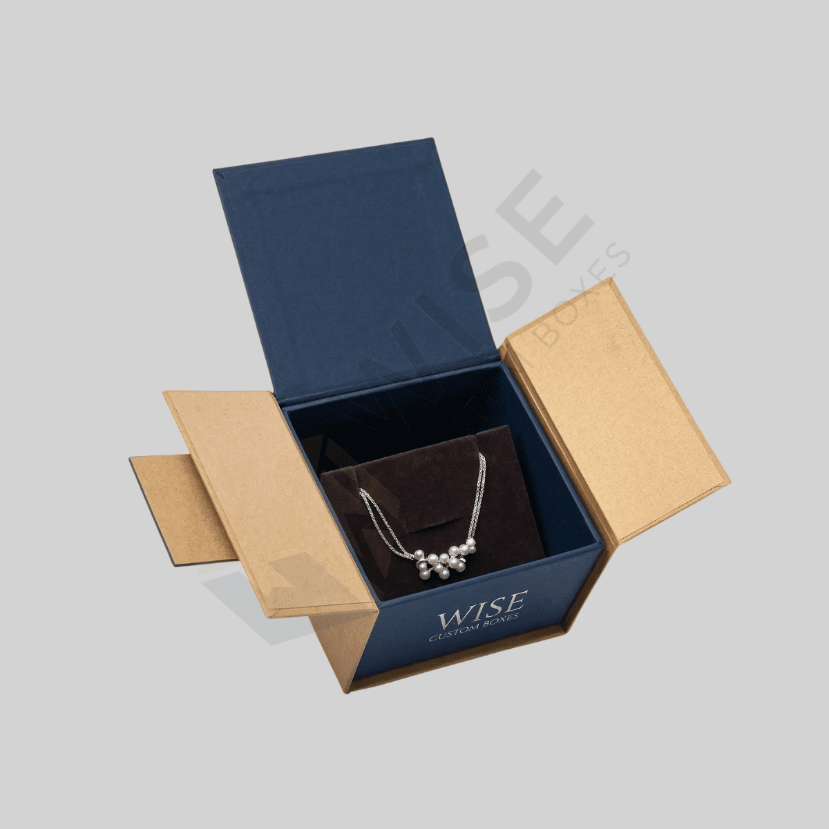 Custom cardboard jewelry boxes with premium printing for secure jewelry packaging and branding