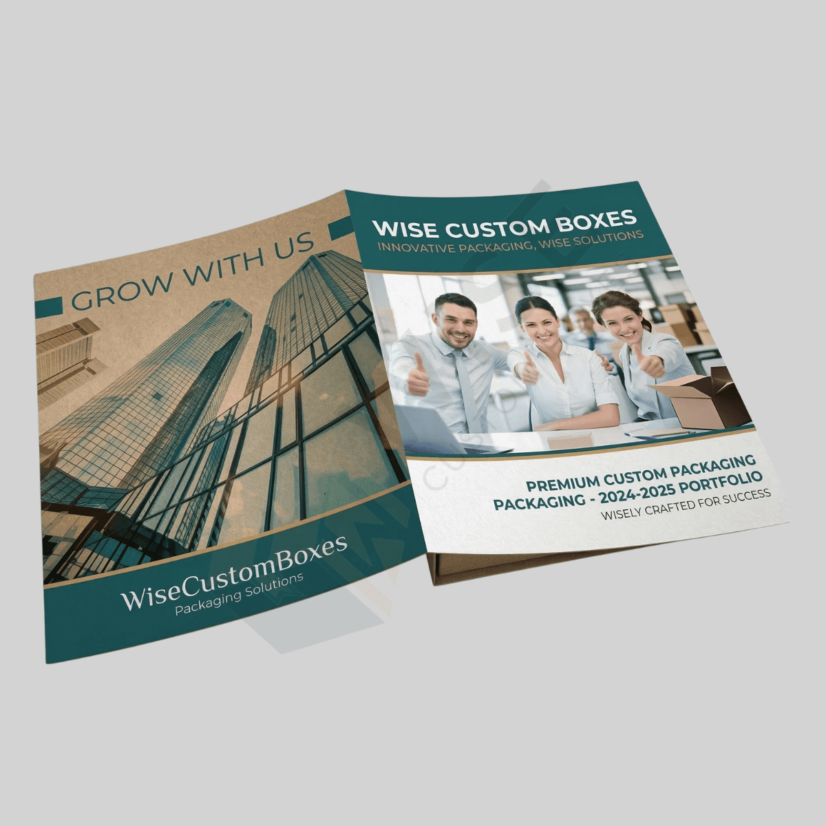 Premium custom corporate folders for professional document organization and business branding