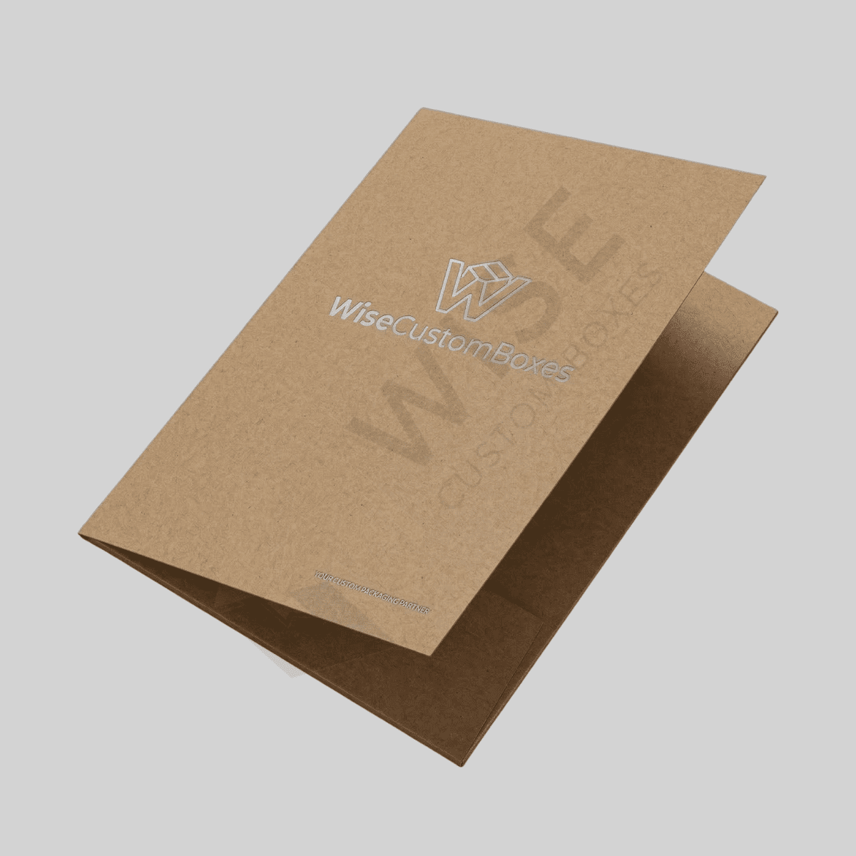 Premium custom corporate folders for professional document organization and business branding