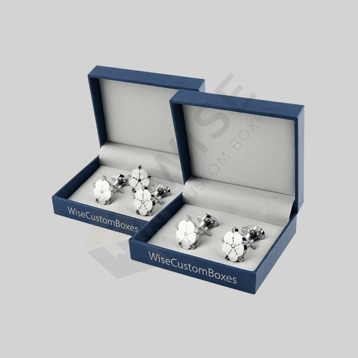 Elegant custom cufflink boxes designed for secure jewelry storage and luxury presentation