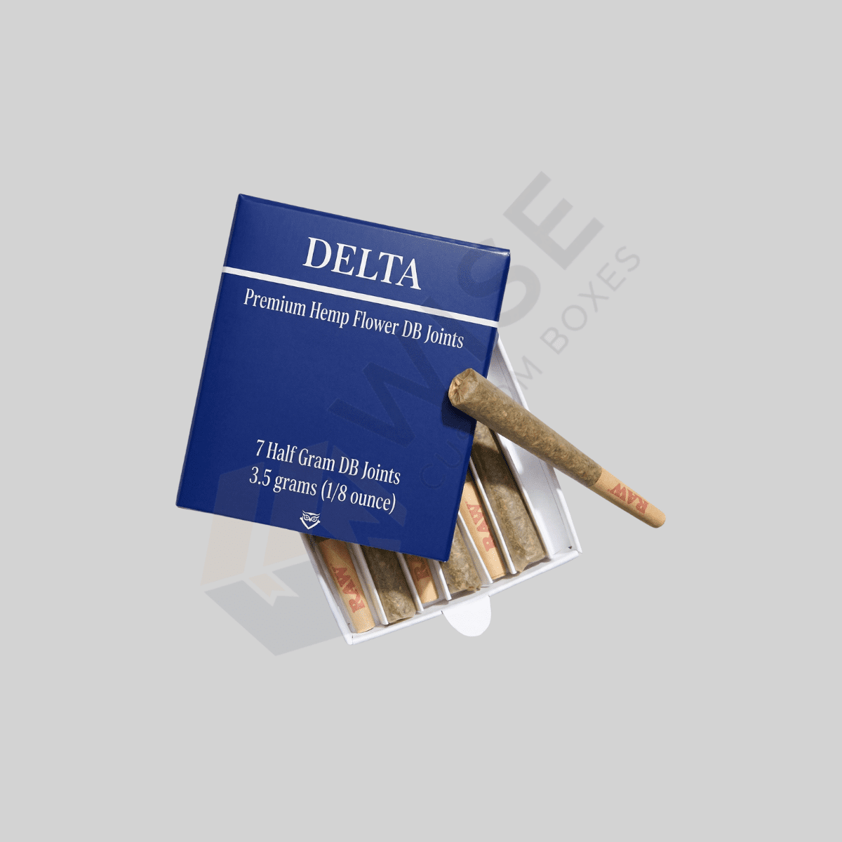 Durable custom Delta 8 pre roll boxes designed for secure storage and premium product presentation