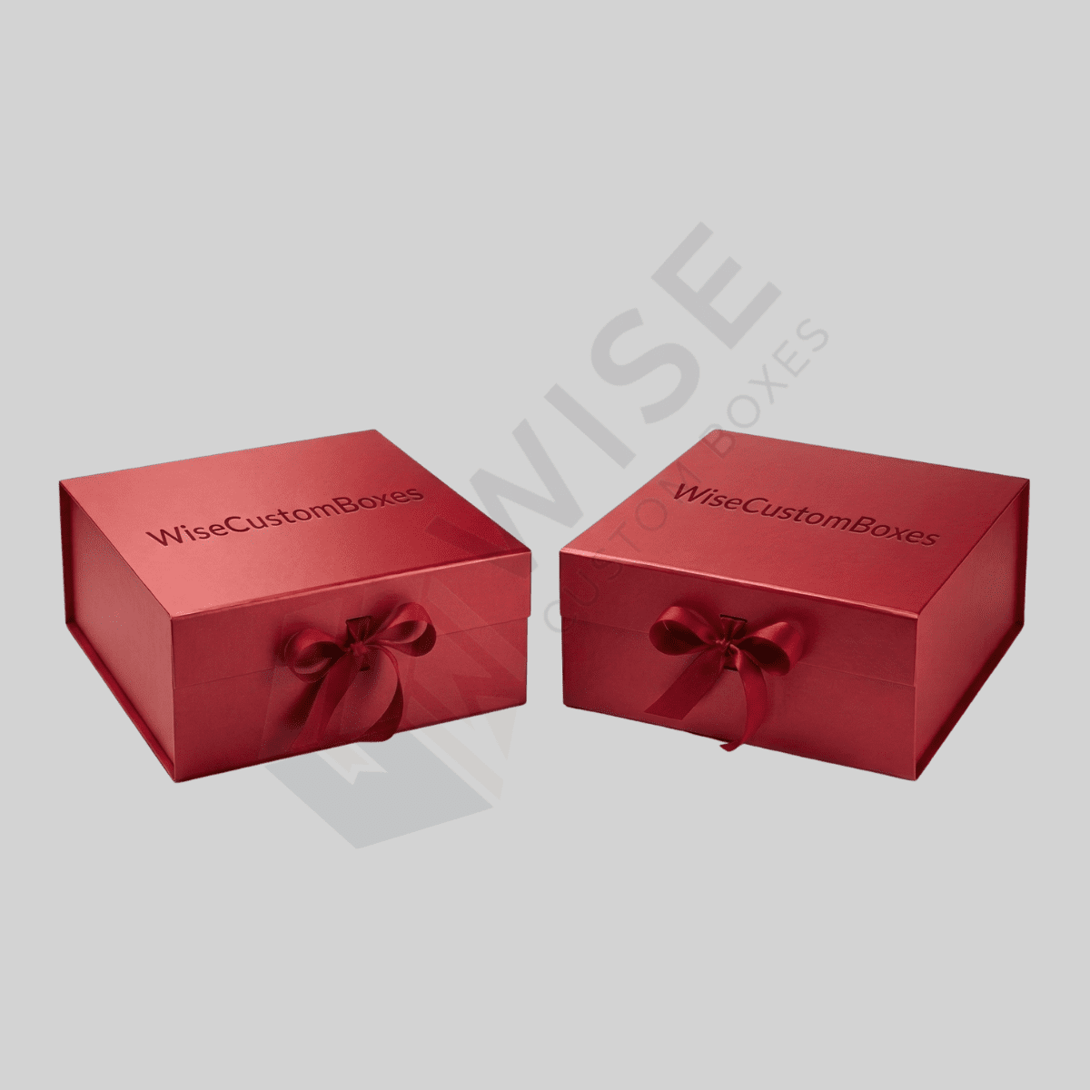 Luxury custom deluxe gift boxes with premium finishing for elegant product packaging