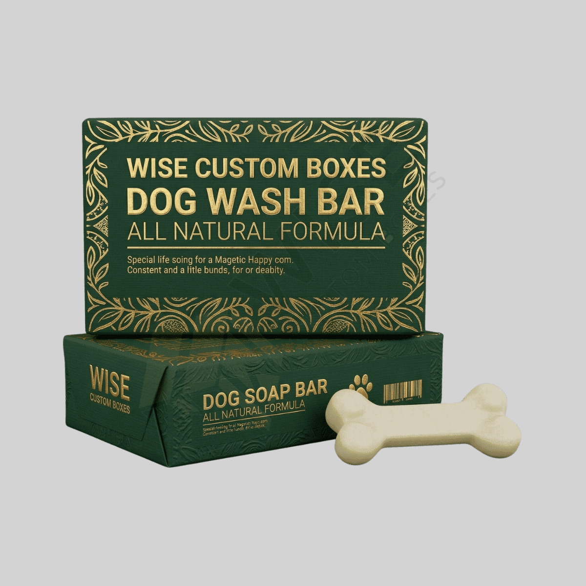 Custom Dog Soap Boxes designed for pet grooming soap packaging with durable materials and branded presentation.