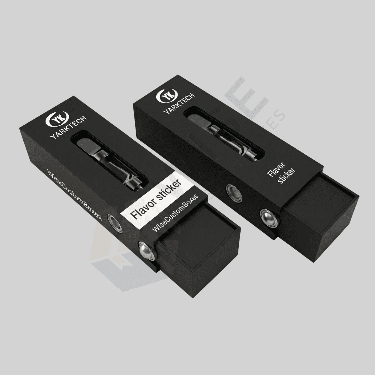 Durable custom empty vape cartridge packaging designed for safe storage and professional branding