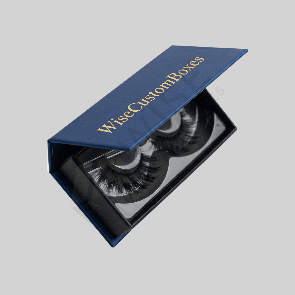 Premium custom eyelash cases designed for secure beauty product storage and elegant branding