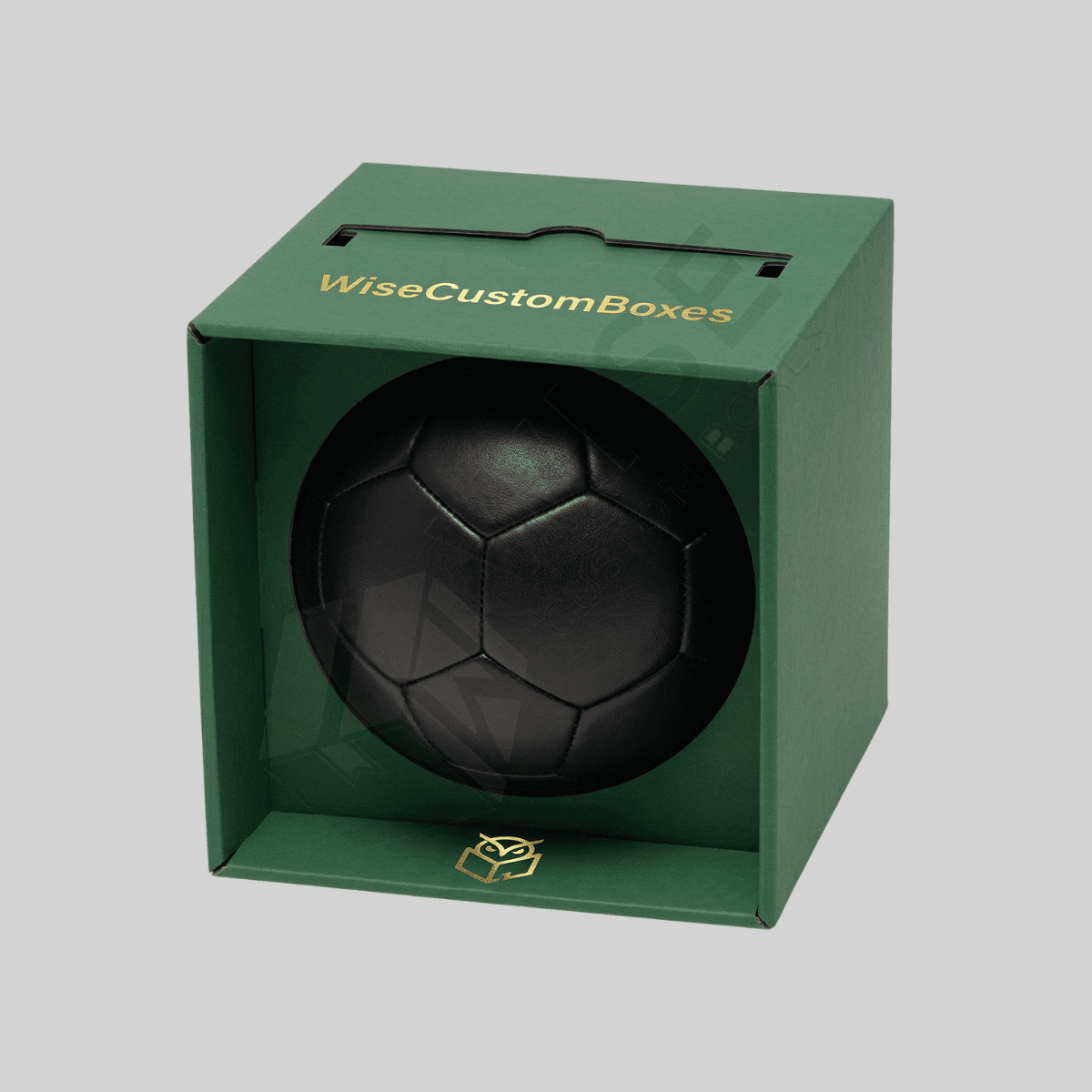 Durable custom football boxes designed for secure sports packaging and premium branding