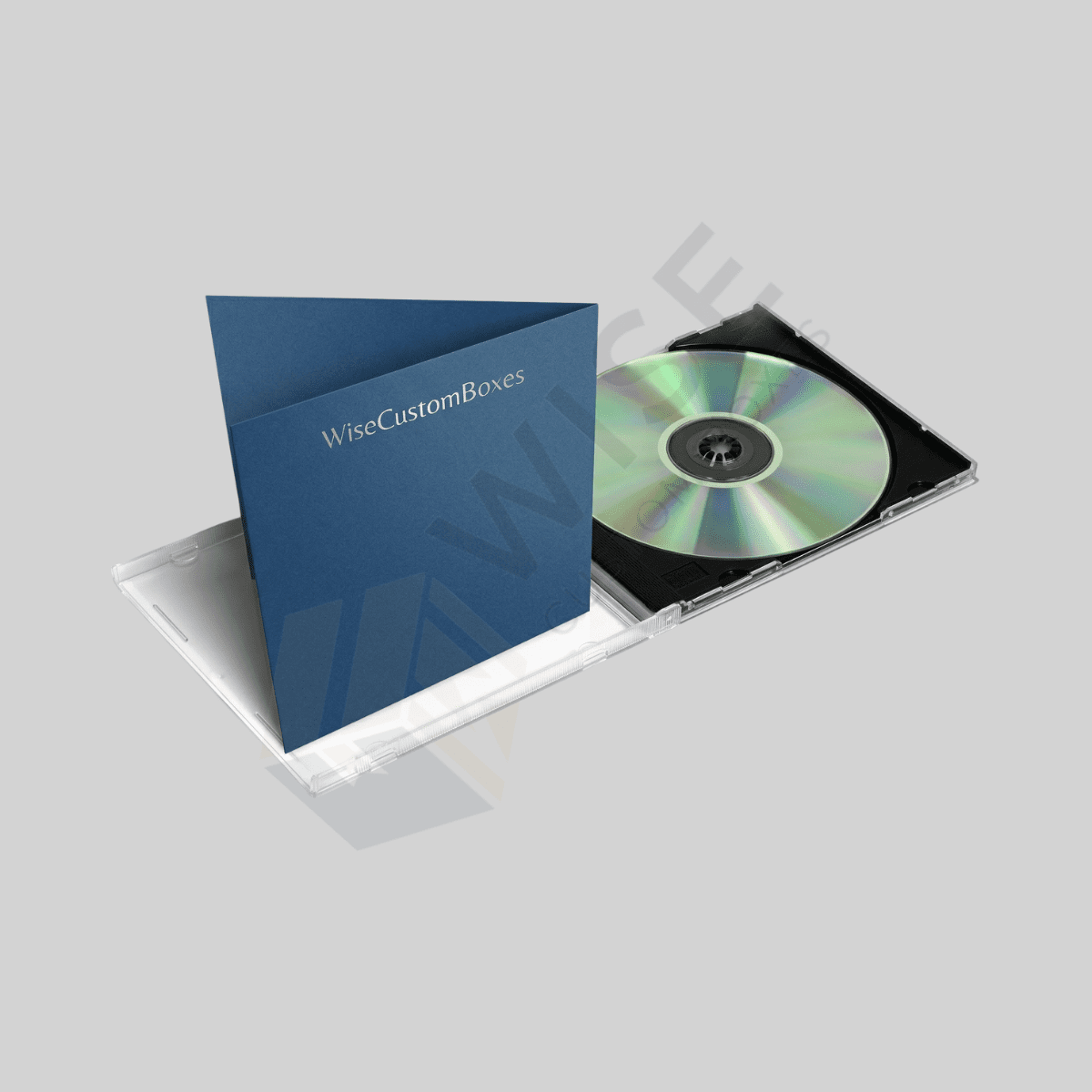 Custom four panel CD jackets for professional disc packaging and media presentation