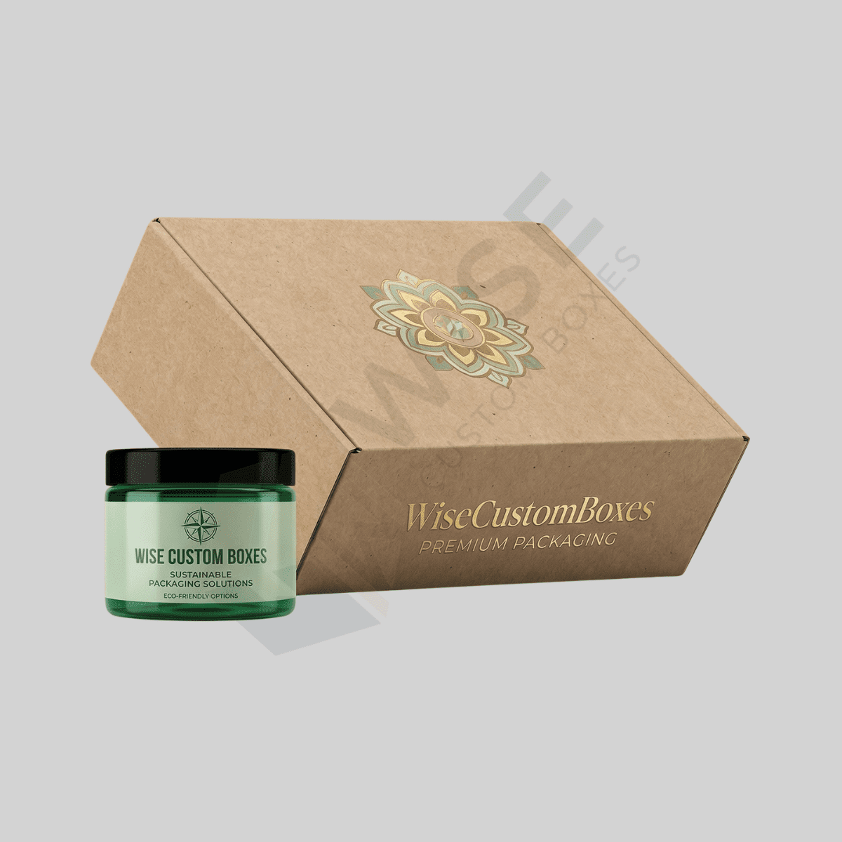 Eco-friendly custom hemp gift boxes designed for premium sustainable gifting and product presentation