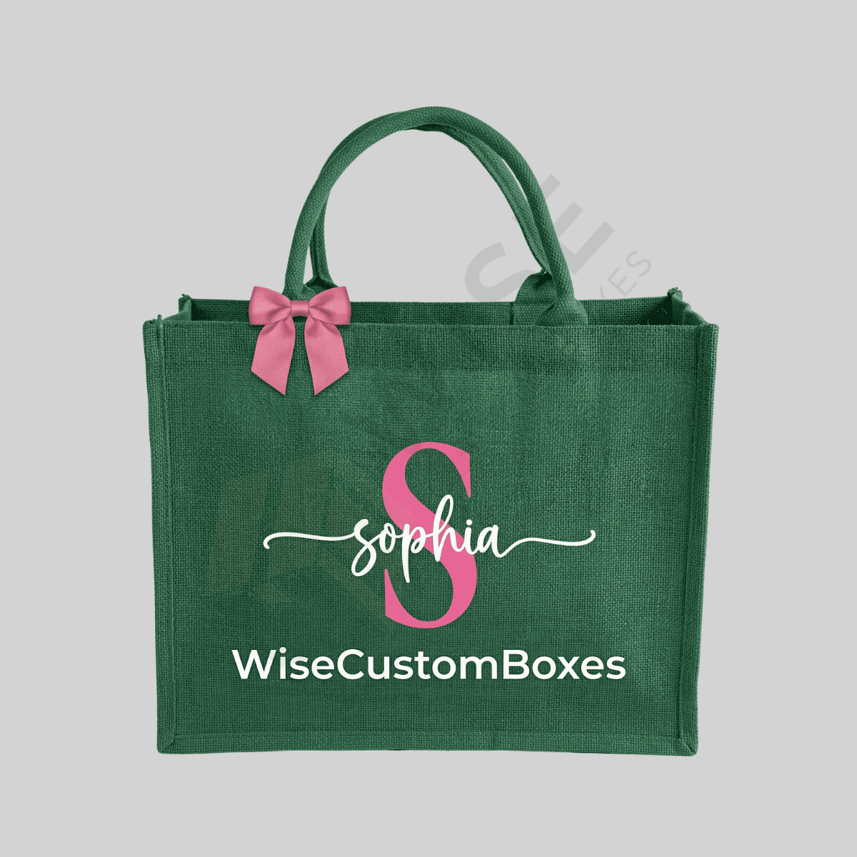 Custom jute tote bags for eco-friendly shopping, retail branding, and sustainable packaging