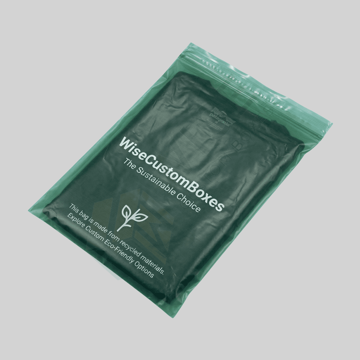 Custom plastic garment bags for clothing protection, retail packaging, and apparel storage.