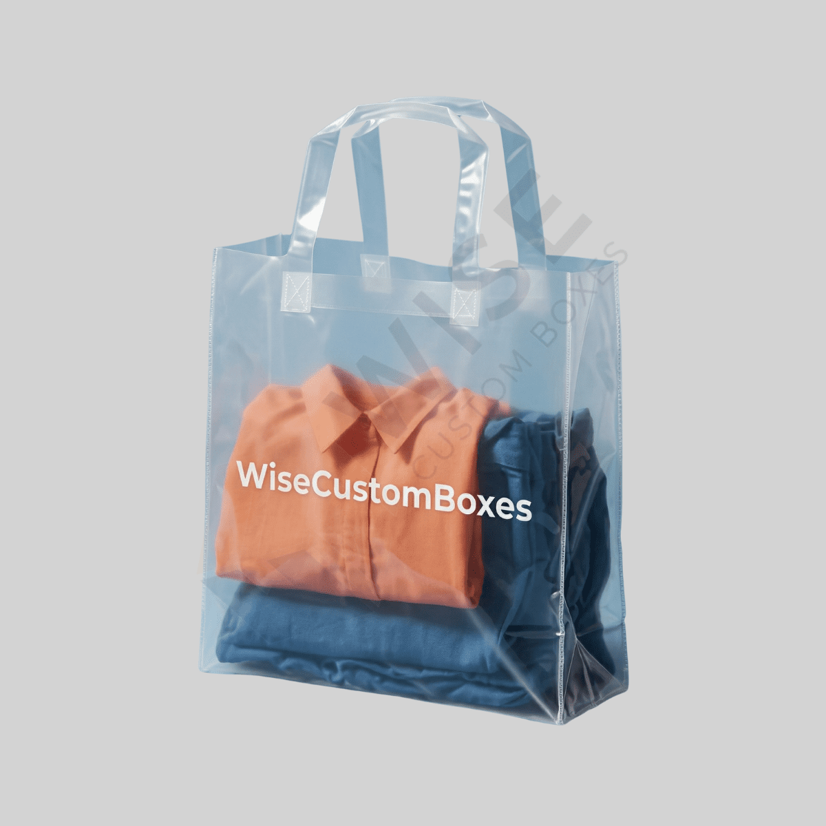 Custom plastic garment bags for clothing protection, retail packaging, and apparel storage.