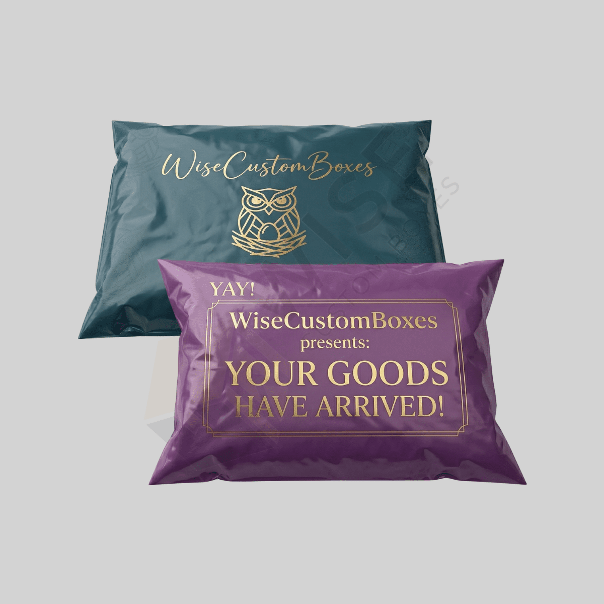 Custom poly mailers for fix eCommerce shipping and branded product delivery.
