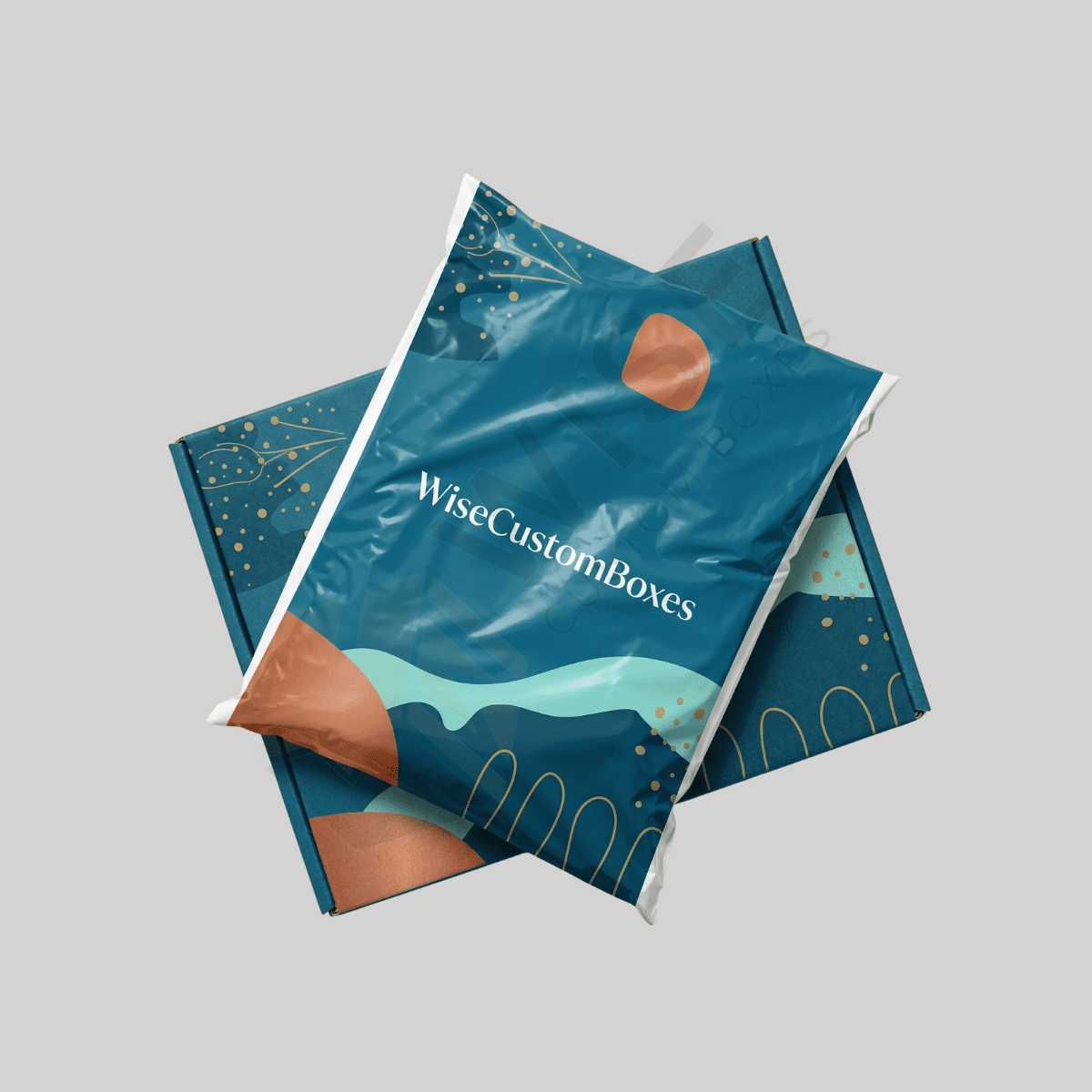 Custom poly mailers for fix eCommerce shipping and branded product delivery.