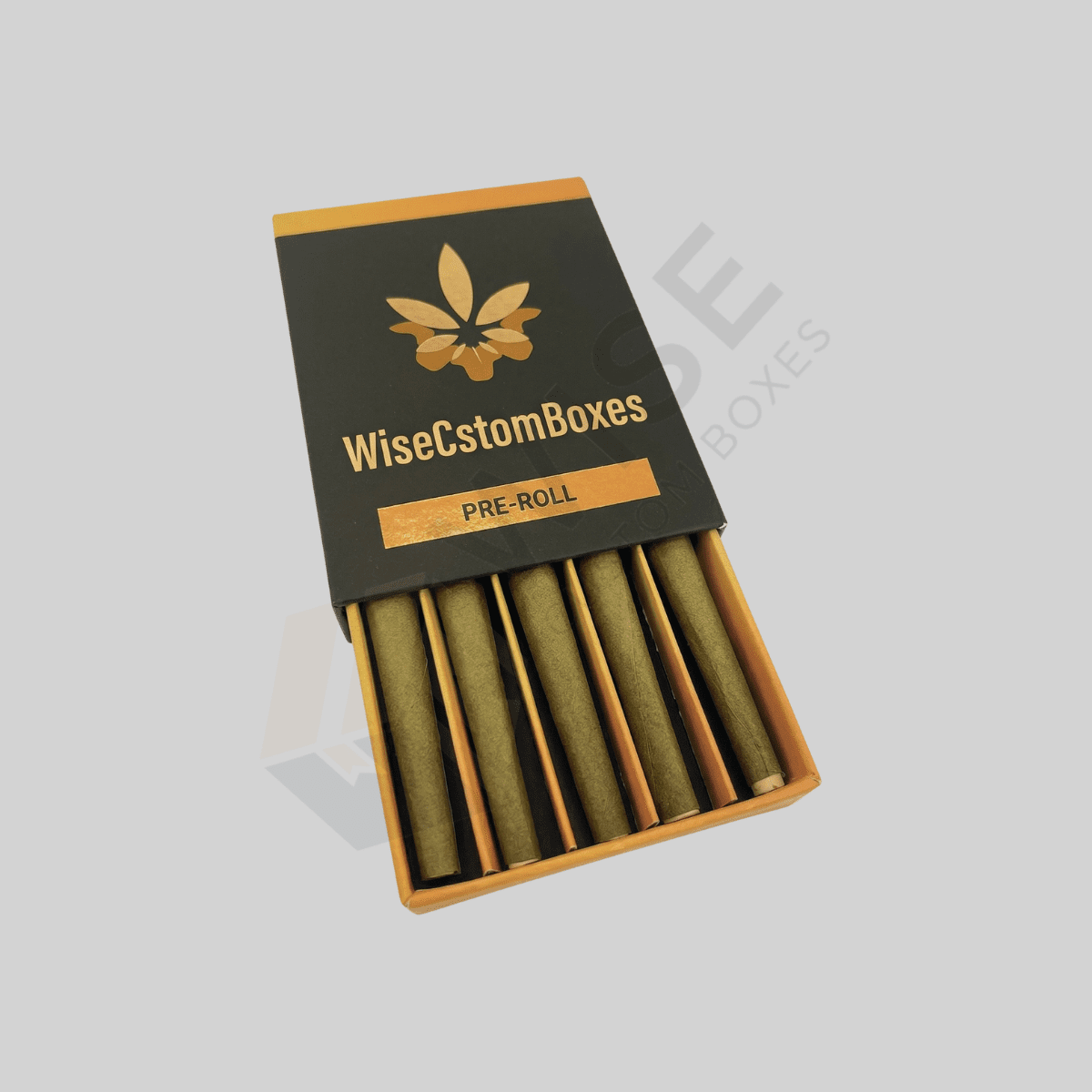 Premium custom pre roll packaging designed for freshness protection and secure retail presentation