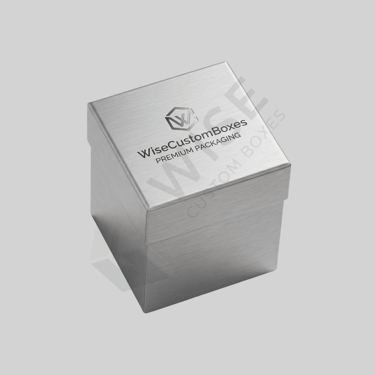 Custom Silver Foil Boxes designed with metallic foil finish for premium packaging and elegant branded presentation.