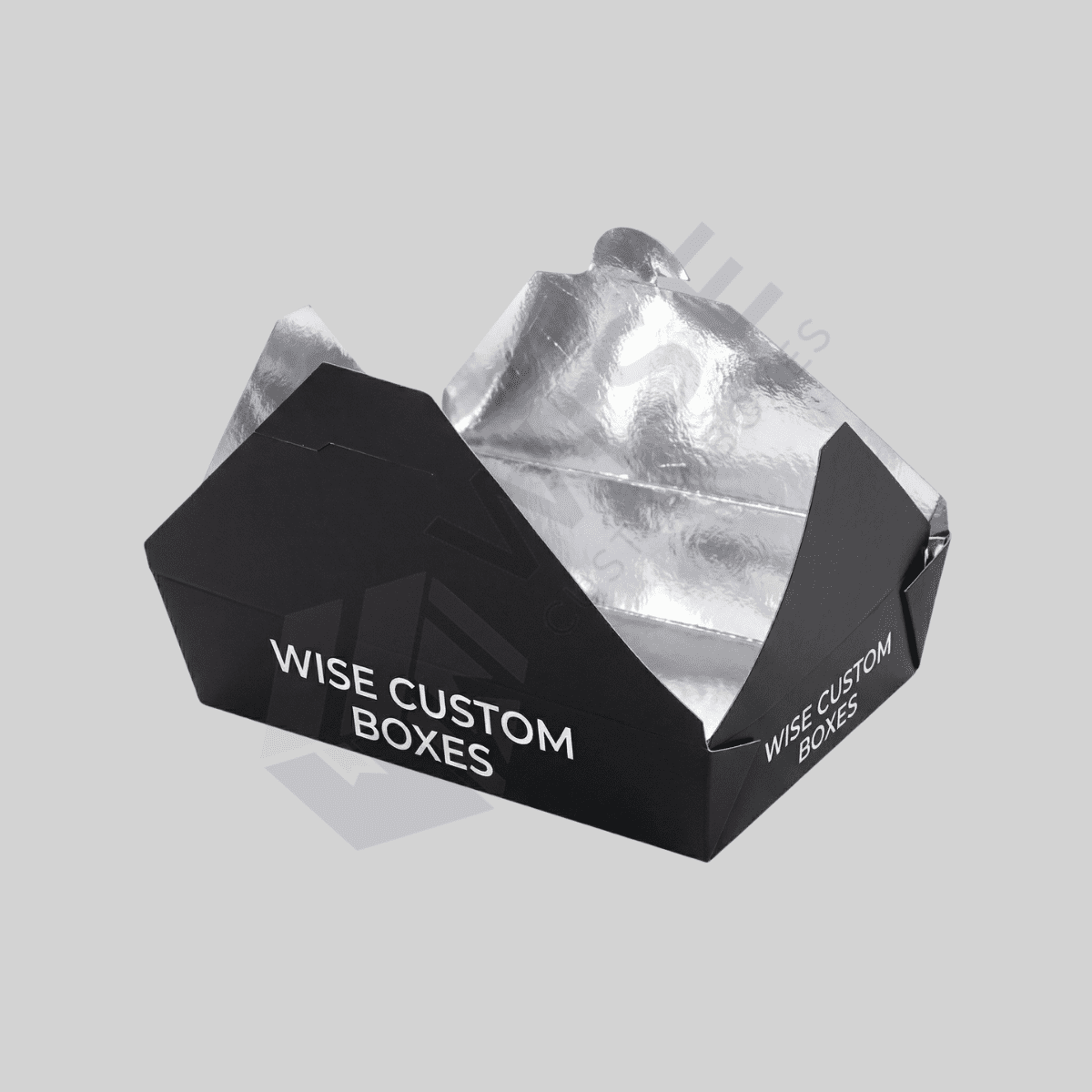 Custom Silver Foil Boxes designed with metallic foil finish for premium packaging and elegant branded presentation.