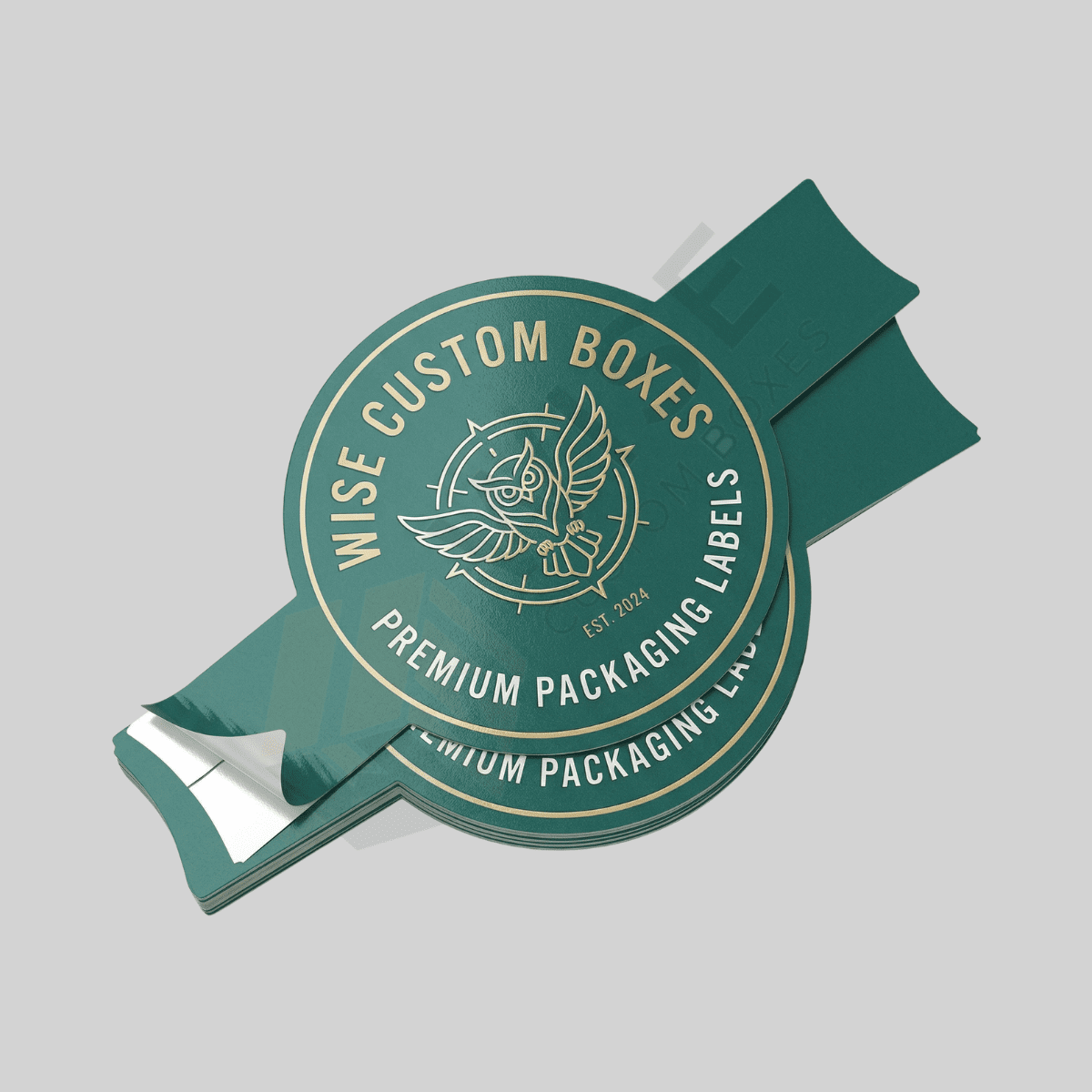 Custom business labels for product packaging, branding, and professional identification
