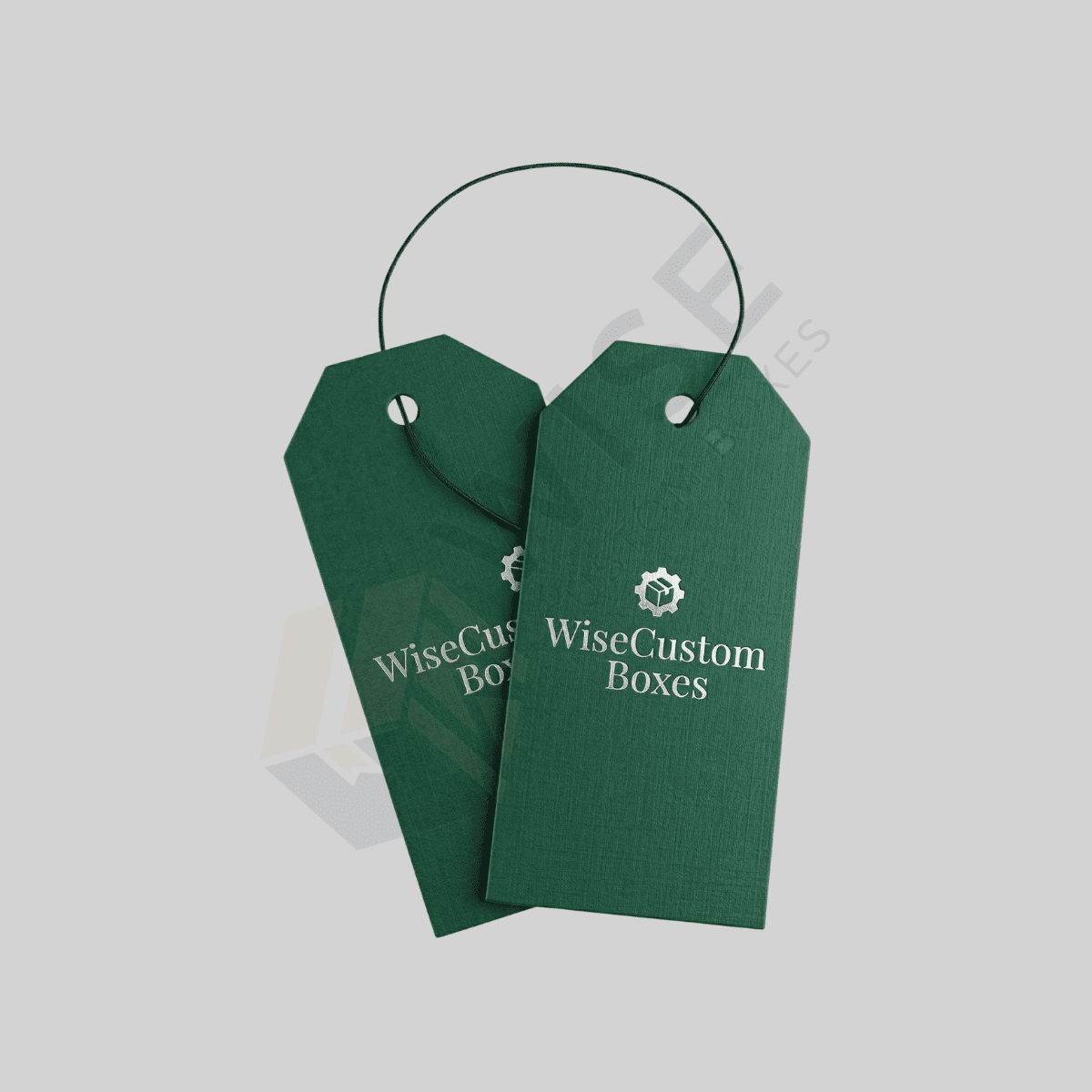 Custom clothing hang tags for apparel branding, product information, and retail presentation