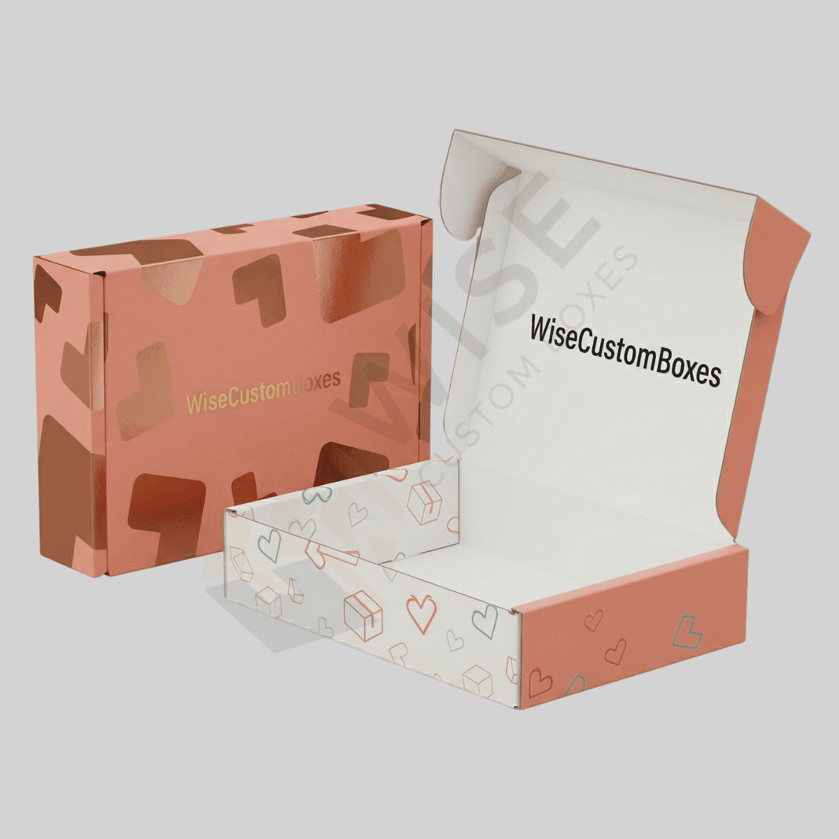 Custom colored mailer boxes for e-commerce packaging, shipping protection, and brand presentation