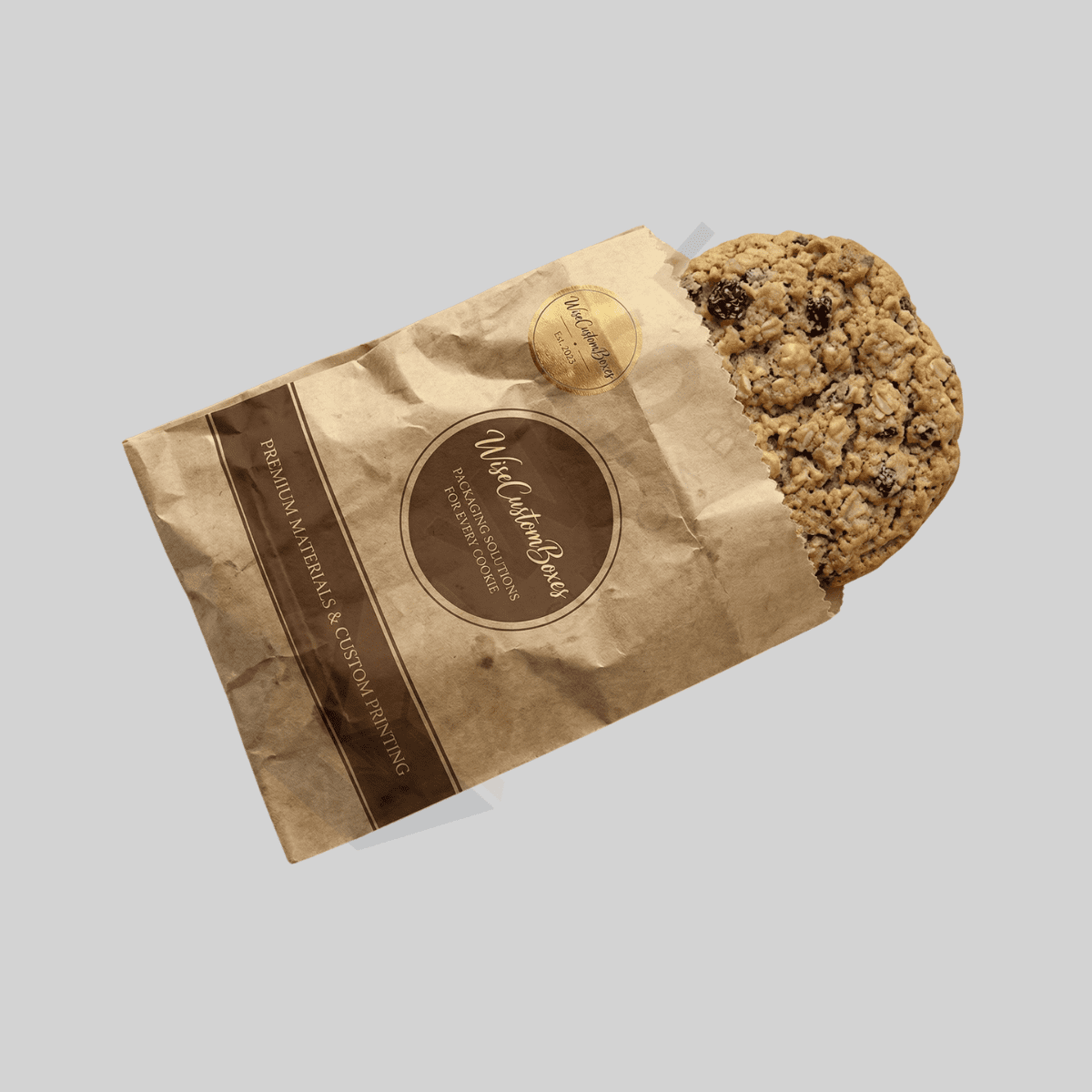 Custom cookie sleeves designed for bakery packaging, product protection, and attractive brand presentation.