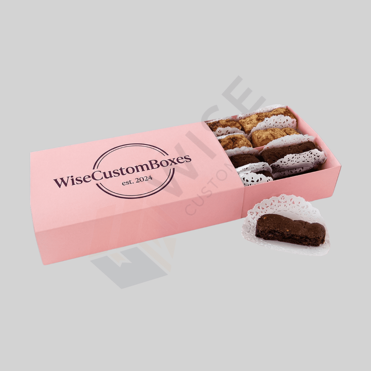Custom cookie sleeves designed for bakery packaging, product protection, and attractive brand presentation.