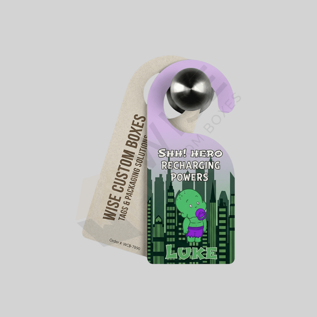 Custom door hangers for marketing, promotions, business advertising, and direct outreach